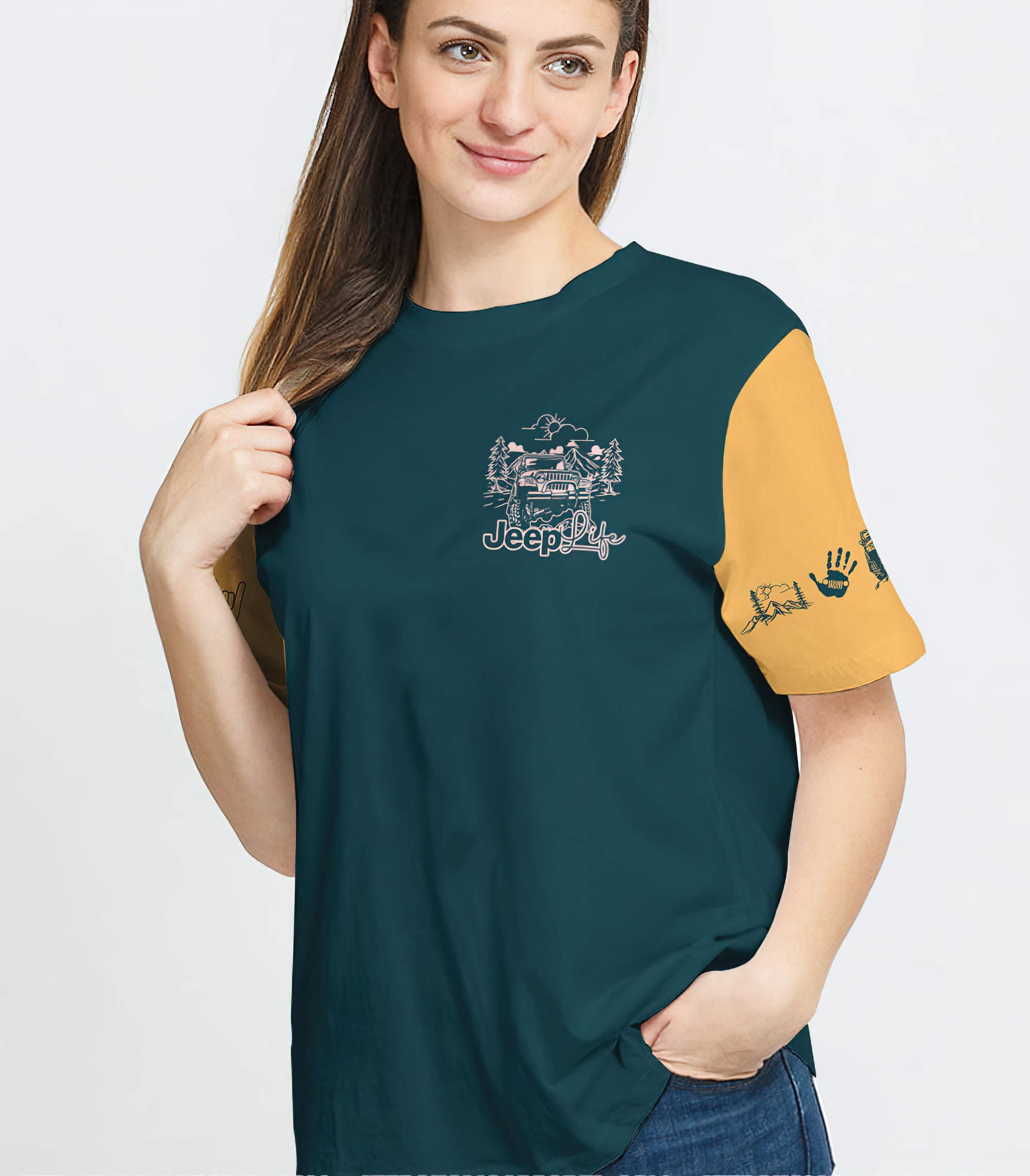 personalized-color-jeep-life-t-shirt