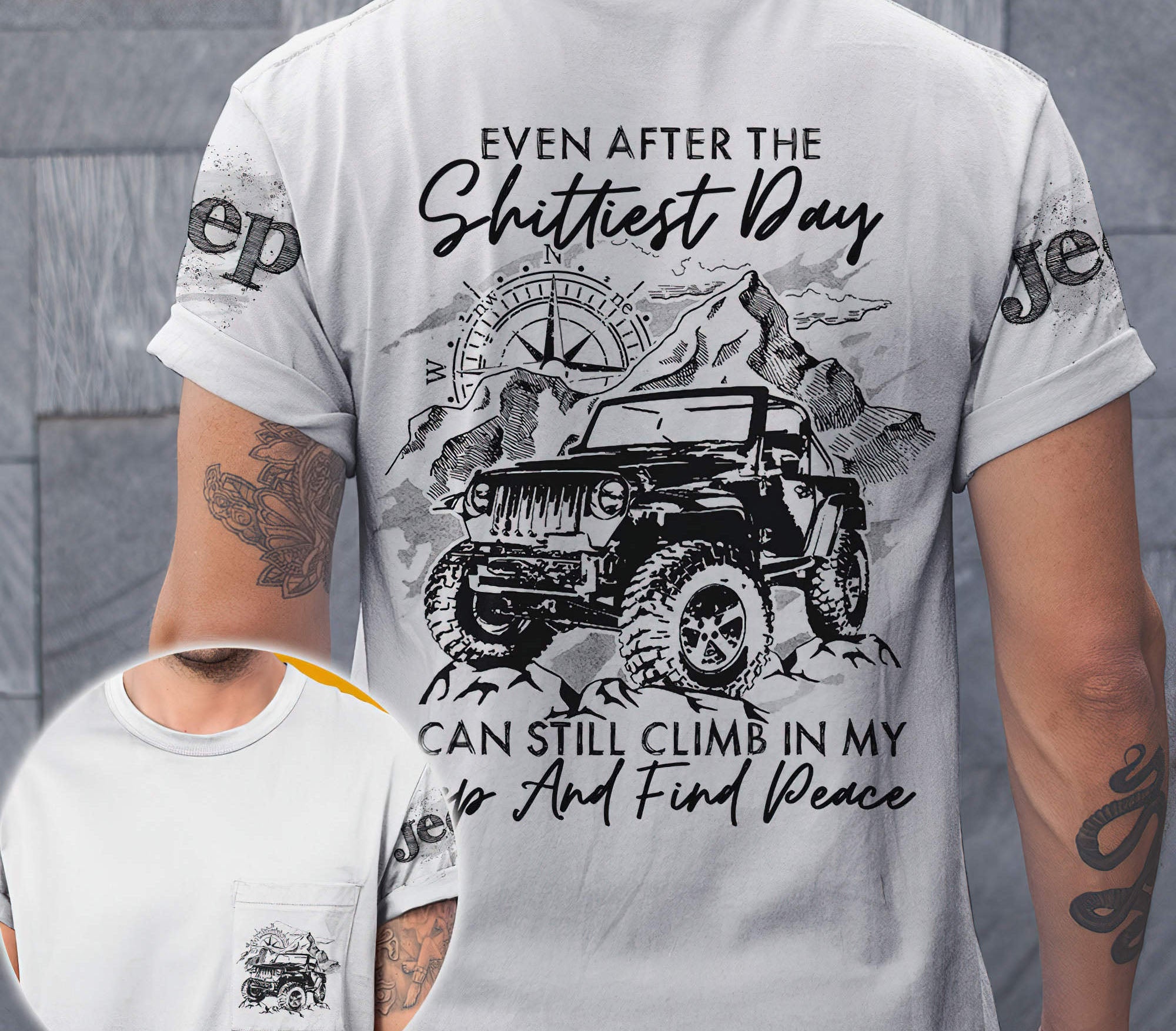 find-peace-jeep-1-t-shirt