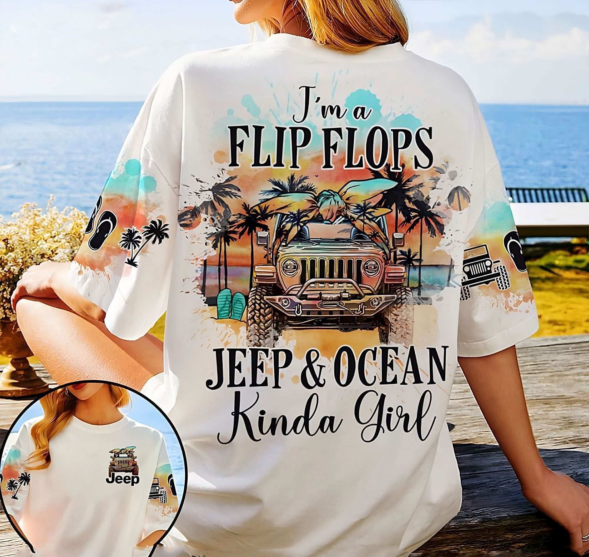 im-a-flip-flops-jeep-ocean-painting-messy-bun-all-over-print-t-shirt