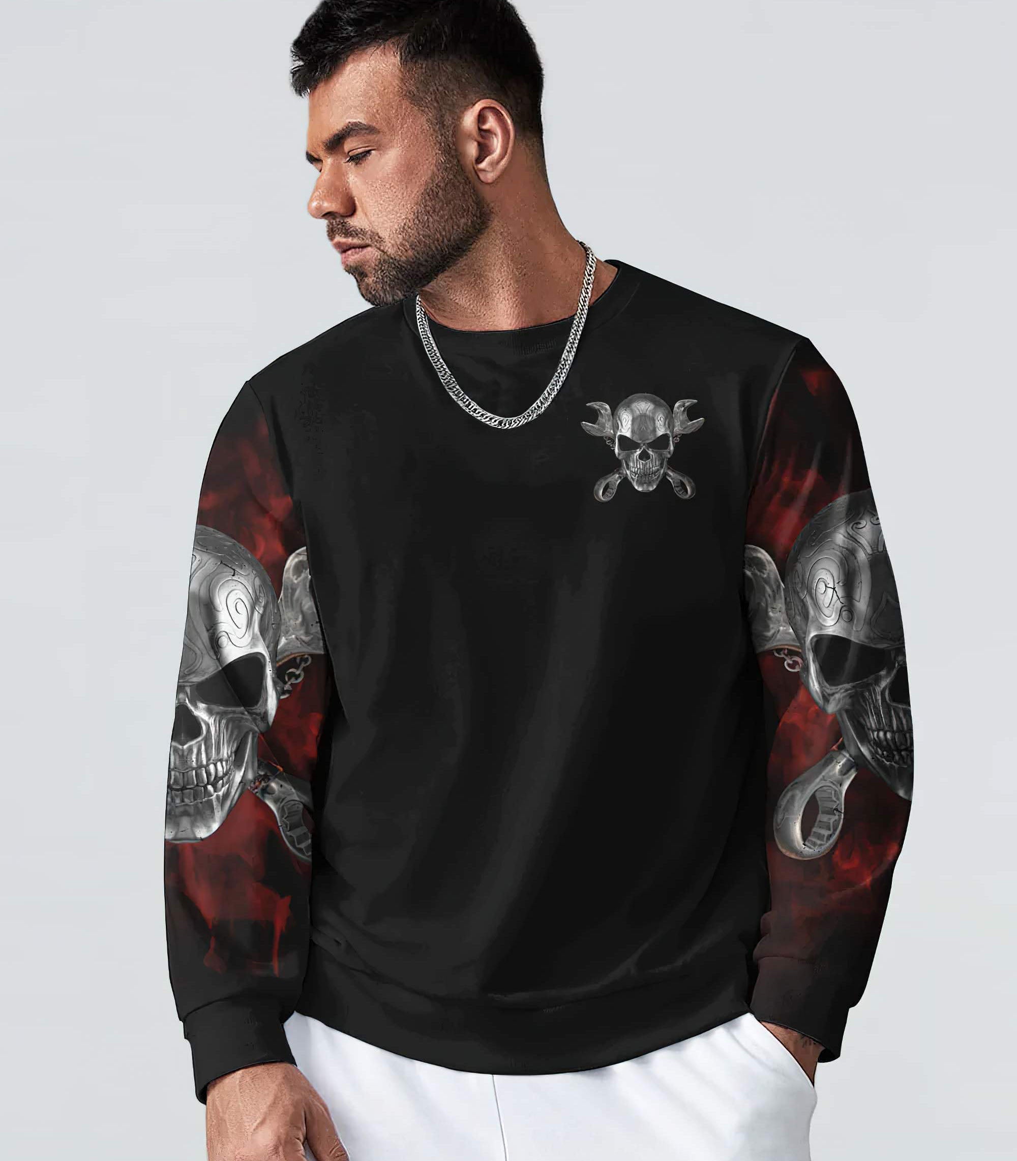 never-underestimate-mechanic-garage-skull-all-over-print-1-sweatshirt