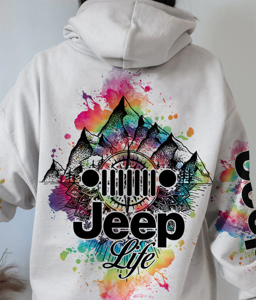 jeep-life-mountain-mandala-compass-hoodie