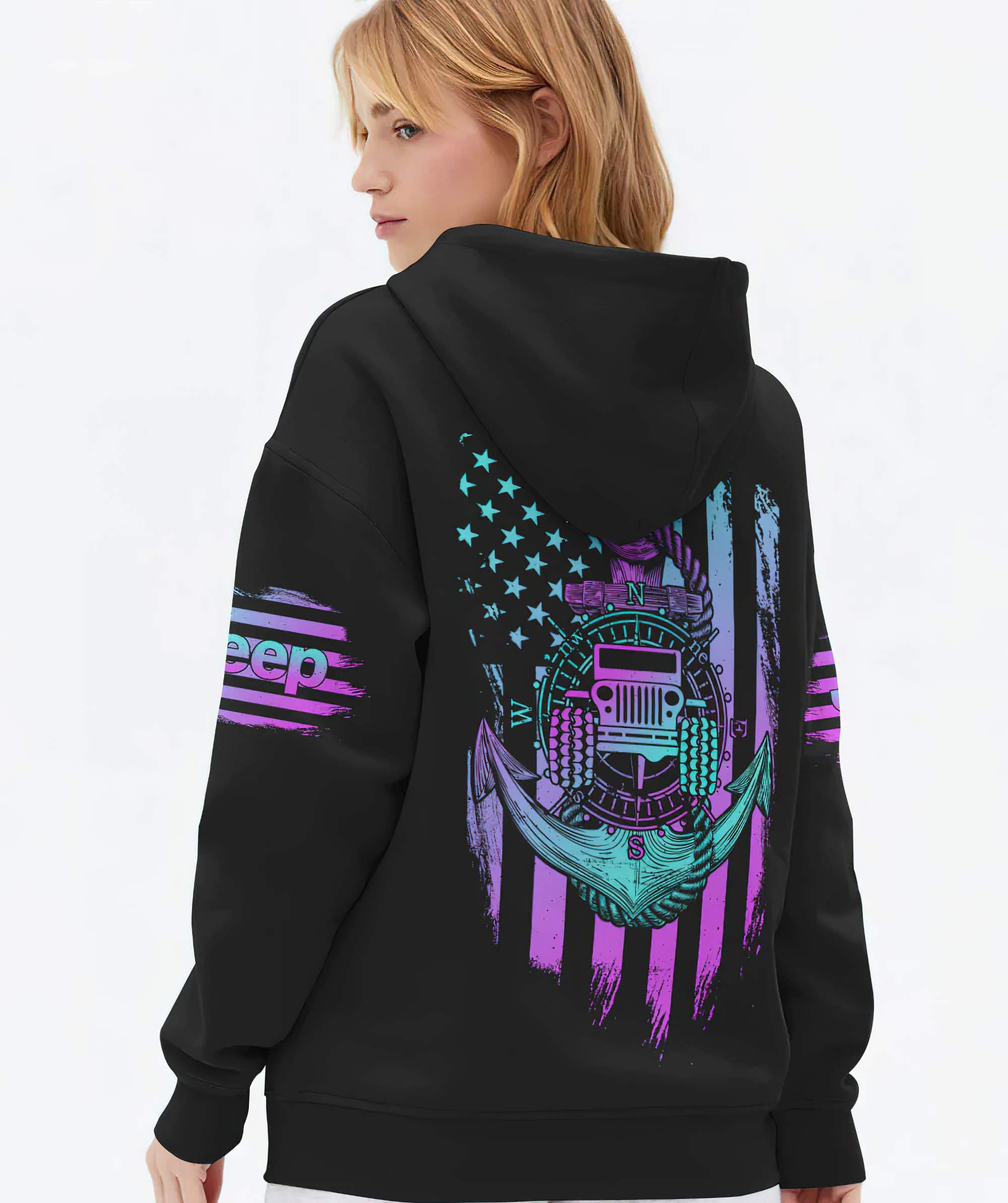 anchor-jeep-compass-teal-and-purple-hoodie