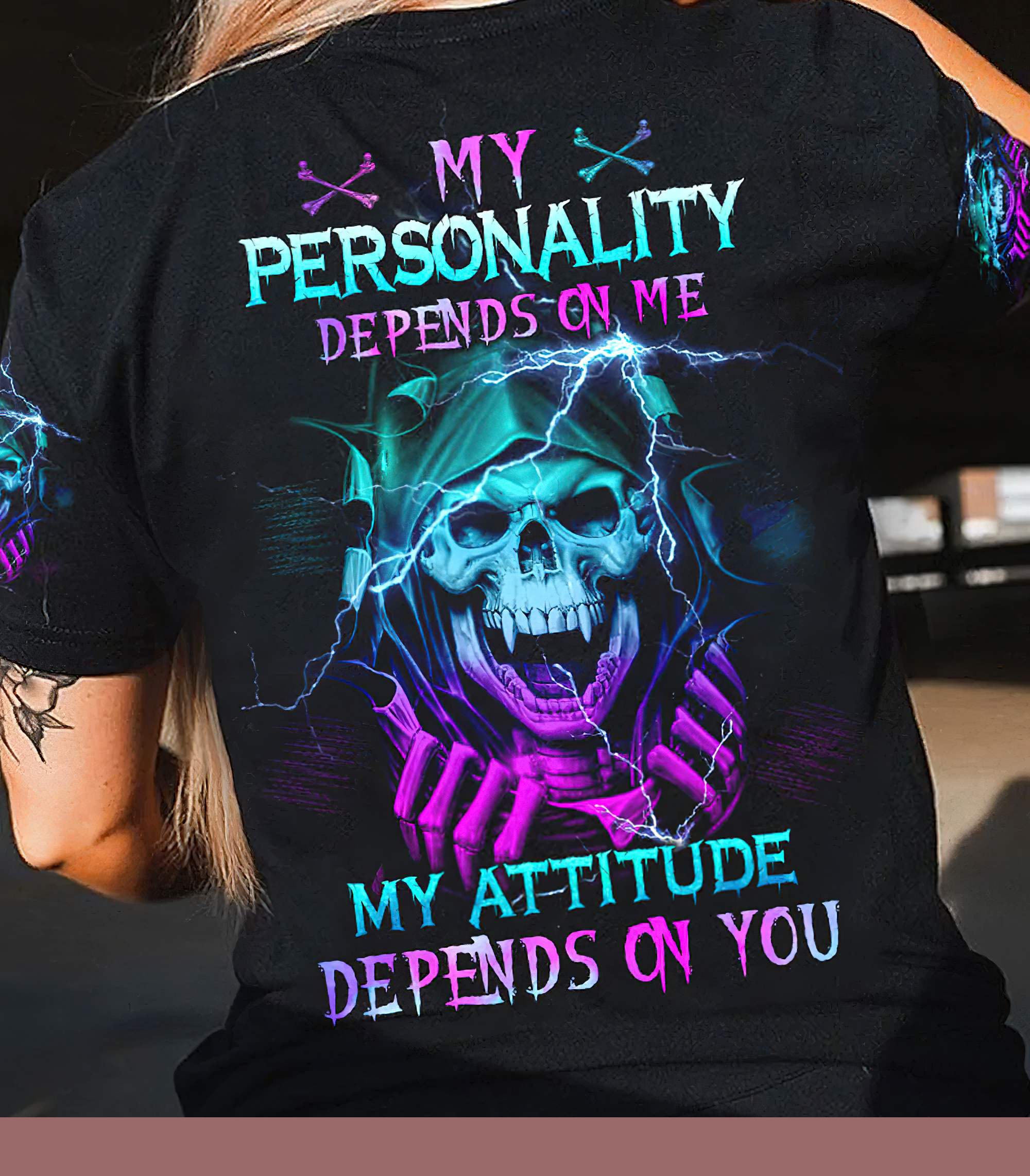 my-personality-depends-on-me-vampire-skull-all-over-print-t-shirt