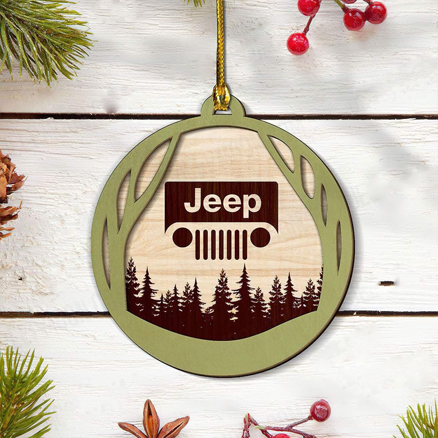 logo-forest-customized-layered-wood-ornament-jeep-christmas-ornaments