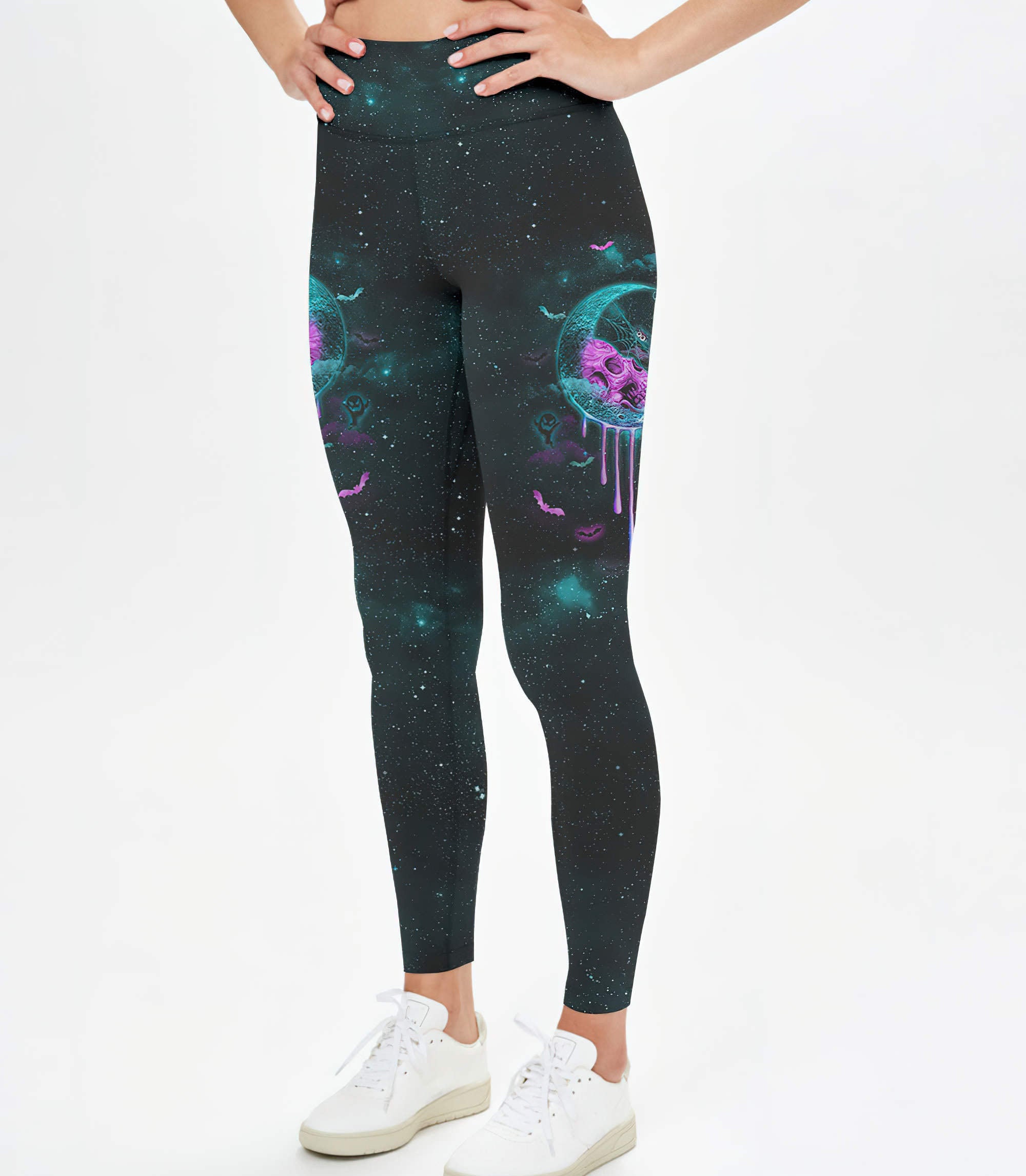 skull-melting-moon-halloween-all-over-print-leggings