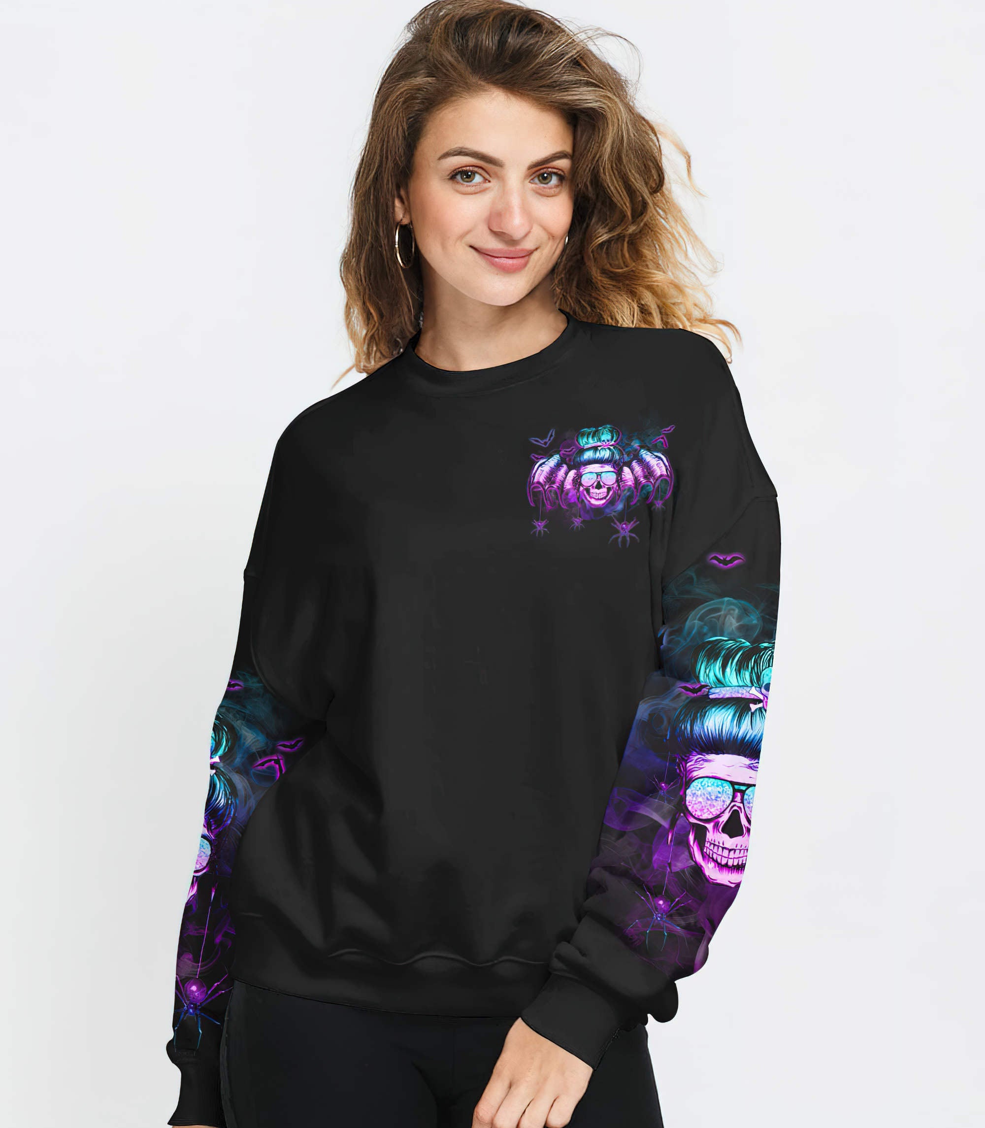 the-good-girl-in-me-got-tired-skull-halloween-all-over-print-sweatshirt