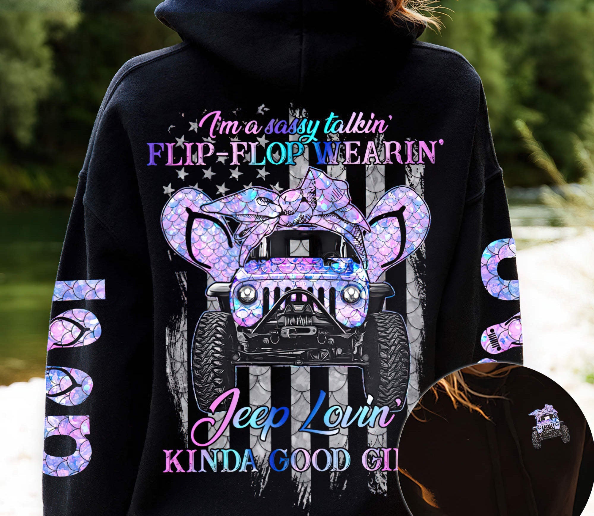 kinda-good-girl-jeep-hoodie