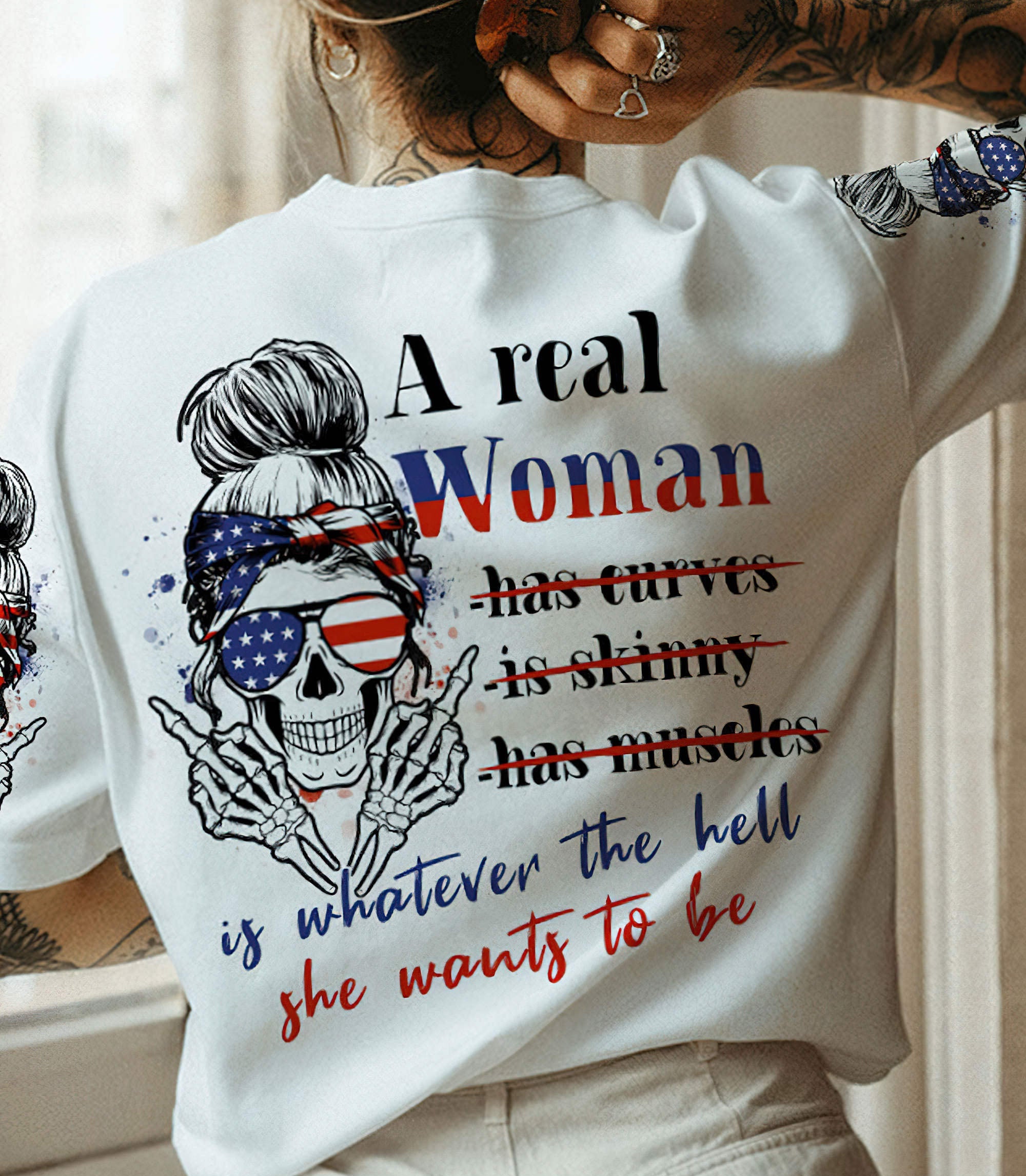 a-real-women-skull-messy-bun-all-over-print-t-shirt