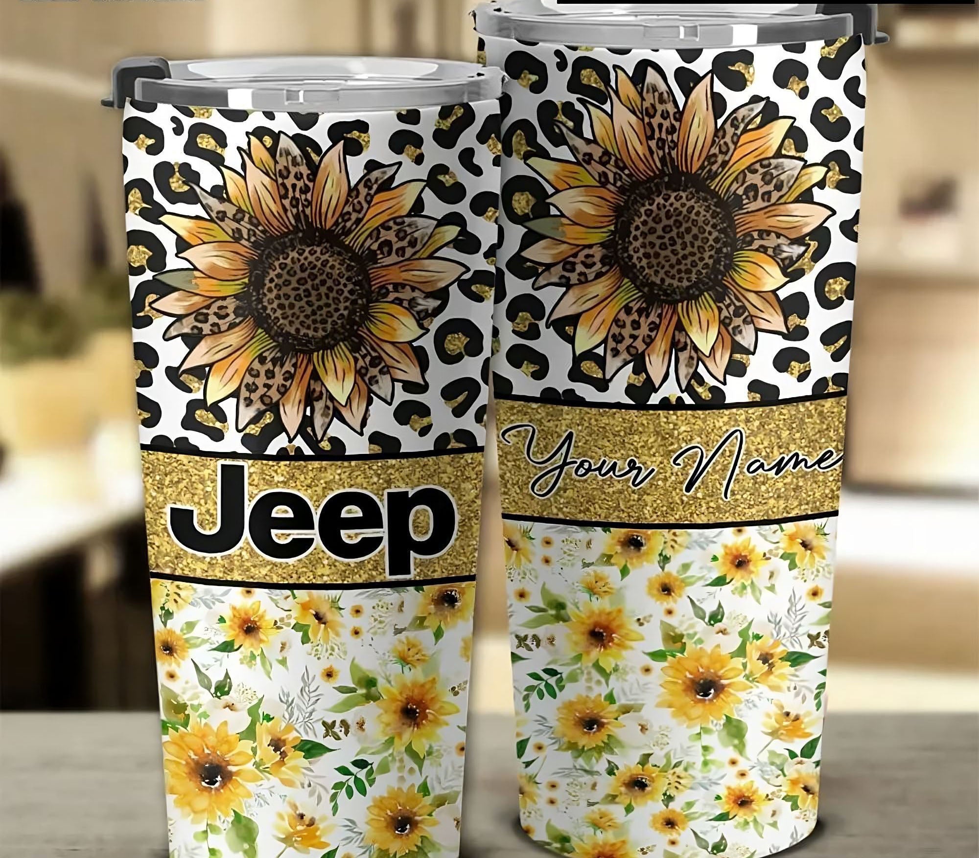 personalized-jeep-sunflower-tumbler