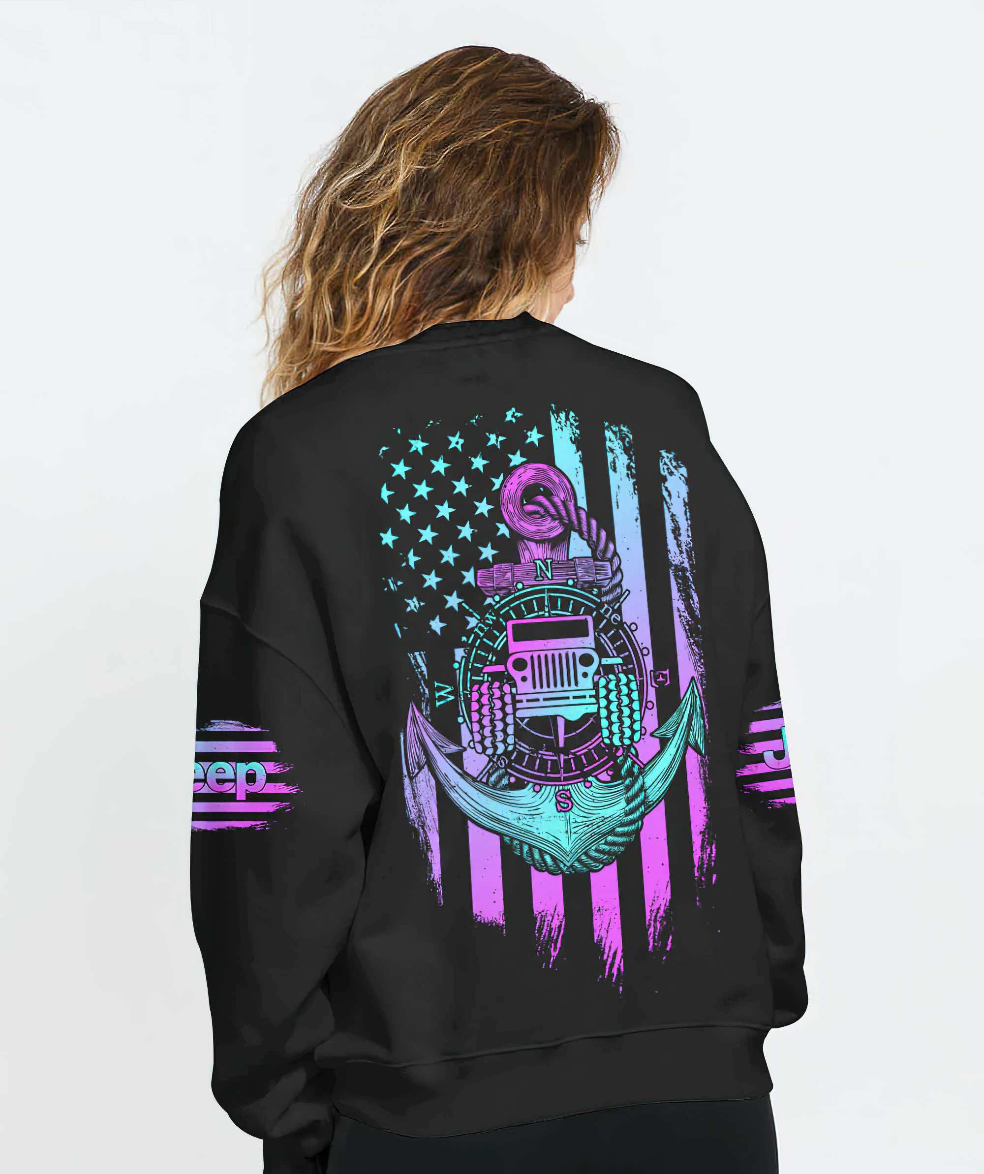 anchor-jeep-compass-teal-and-purple-sweatshirt