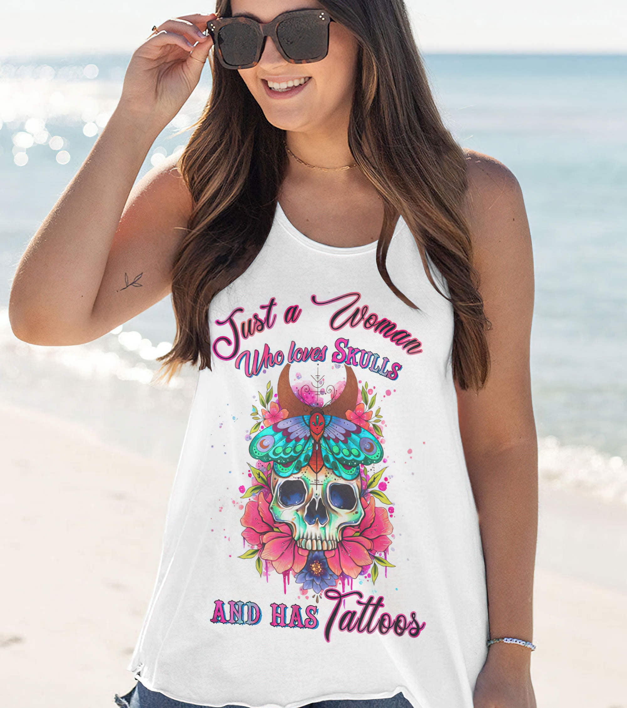 just-a-woman-who-loves-skulls-and-has-tattoos-all-over-print-1-tank-top