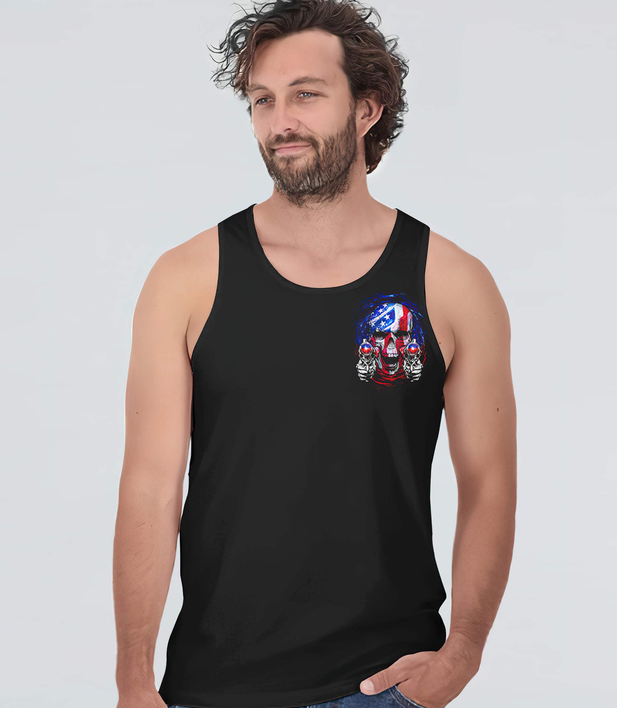 the-strongest-weapon-patriotic-skull-all-over-print-tank-top