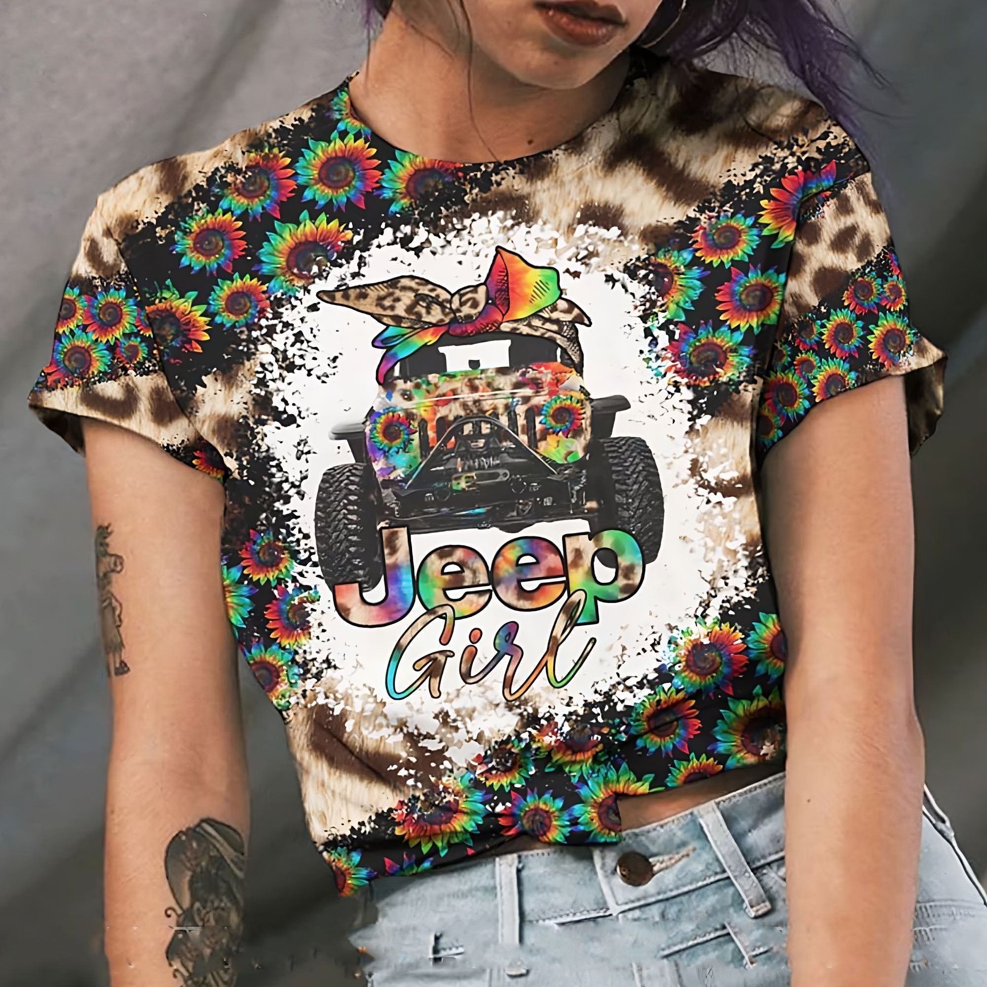 jeep-girl-sunflower-leopard-all-over-print-t-shirt