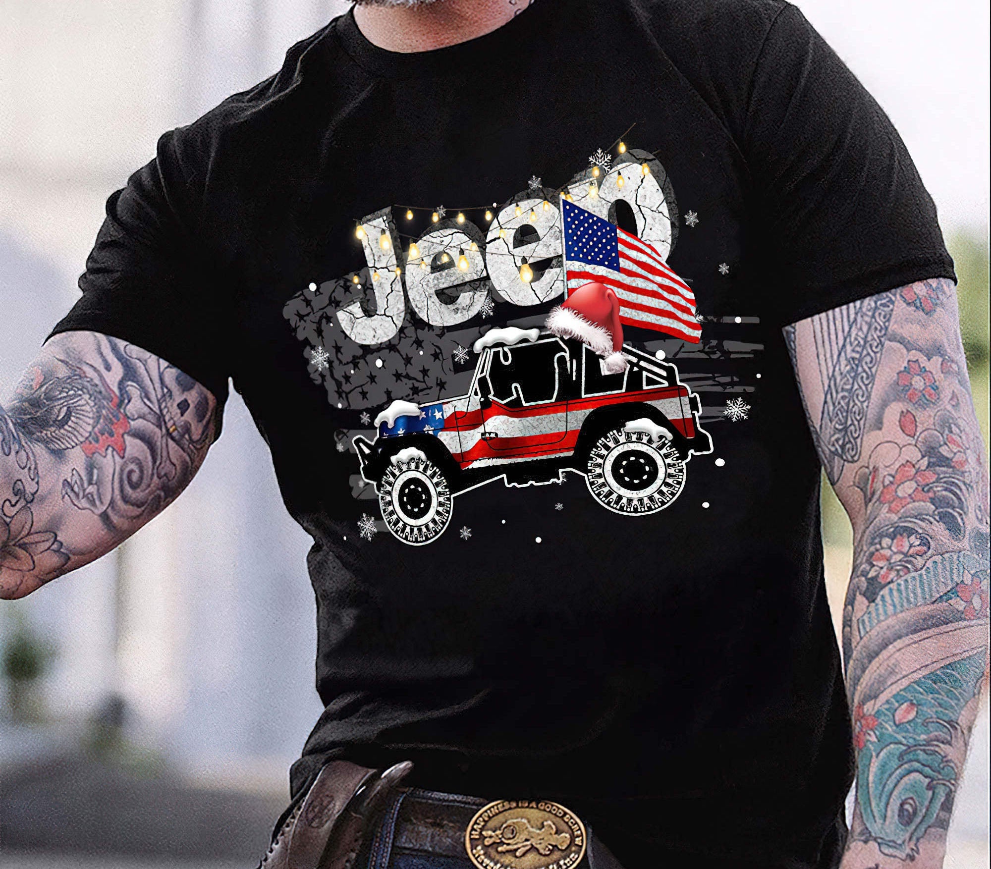 jeep-flag-christmas-1-sided-t-shirt