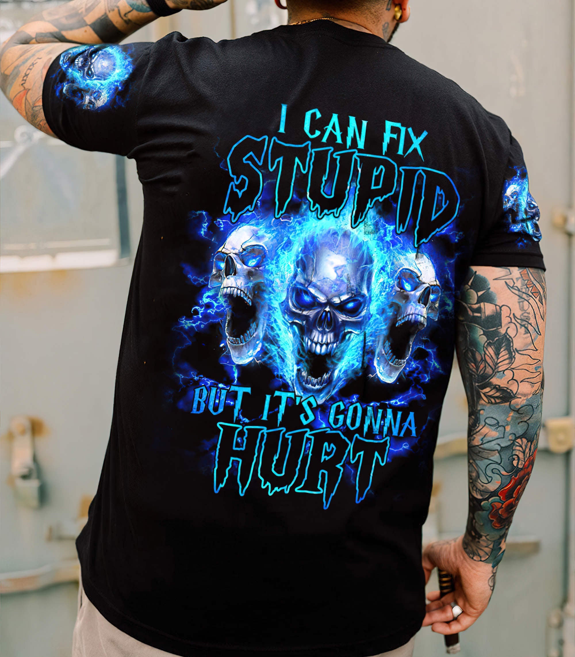 i-can-fix-stupid-3-fire-skull-all-over-print-t-shirt