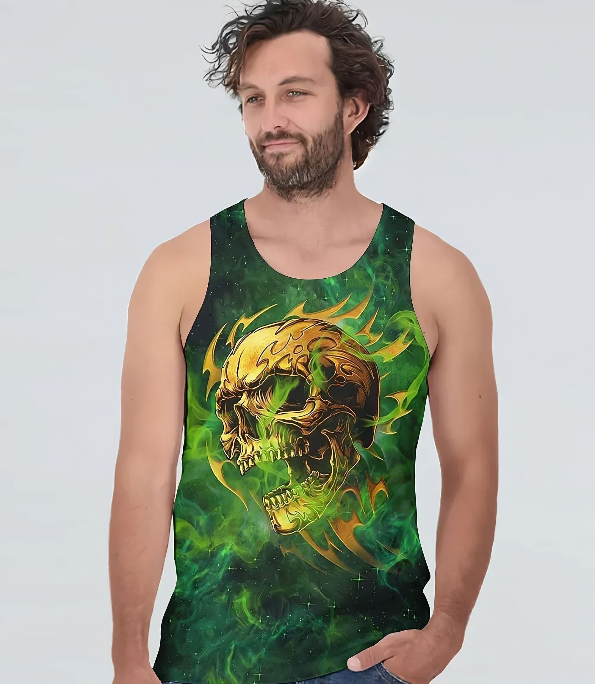 i-can-fix-stupid-creepy-skull-all-over-print-tank-top