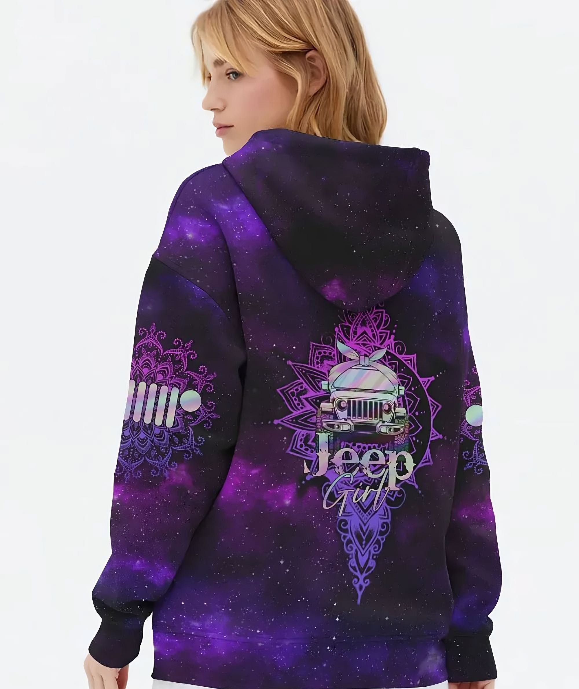 jeep-girl-mandala-purple-all-over-print-hoodie