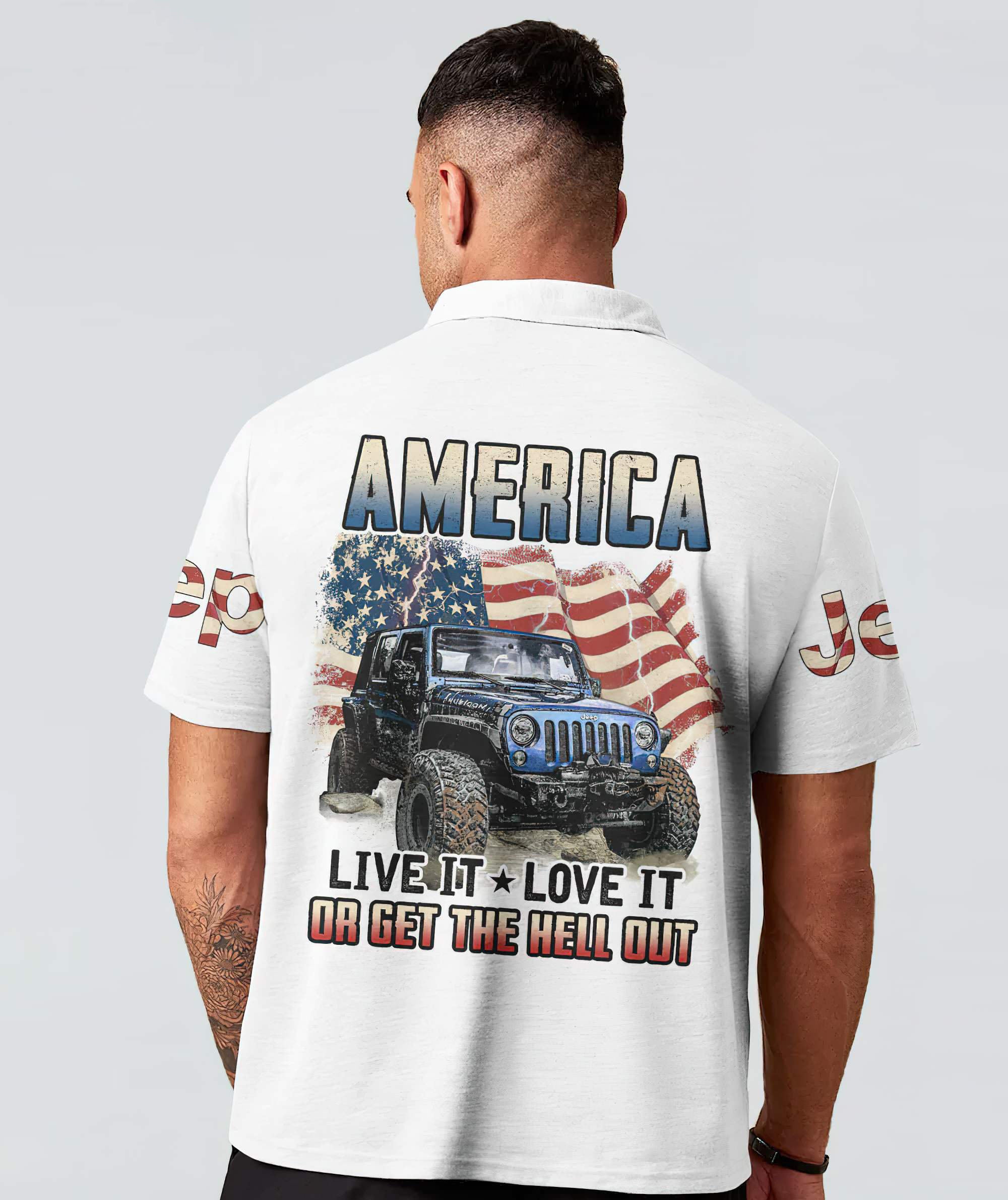 america-live-it-love-it-flag-jeep-vintage-polo-shirt