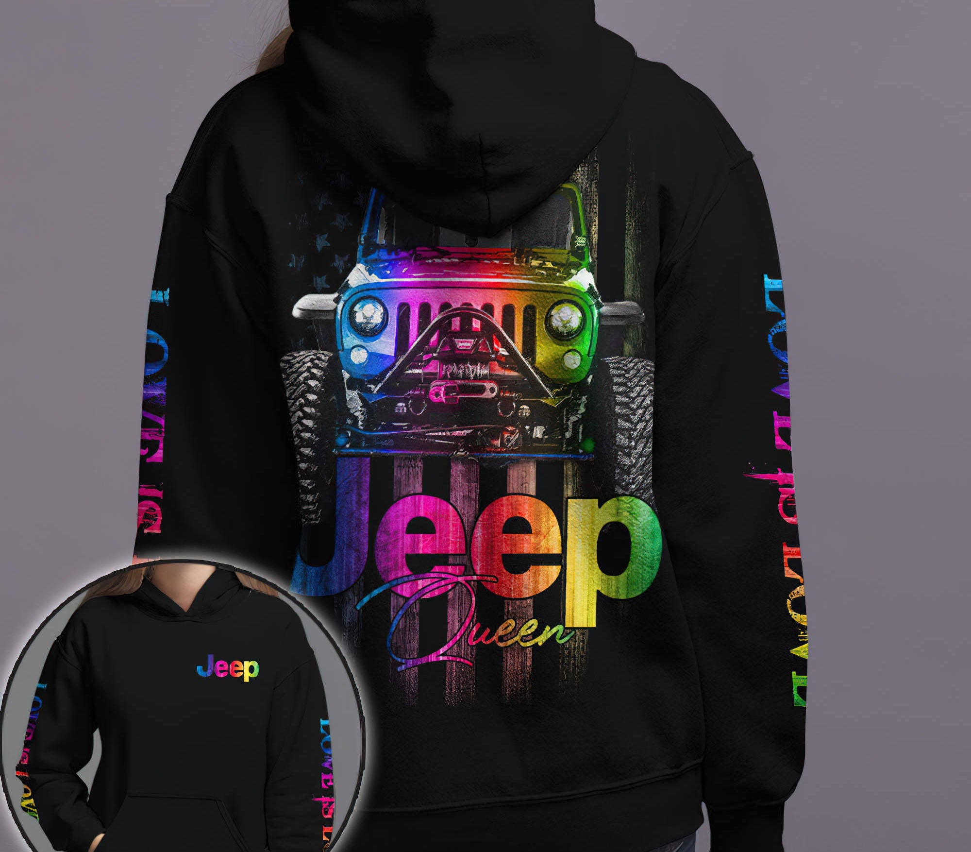 jeep-couple-rainbow-hoodie