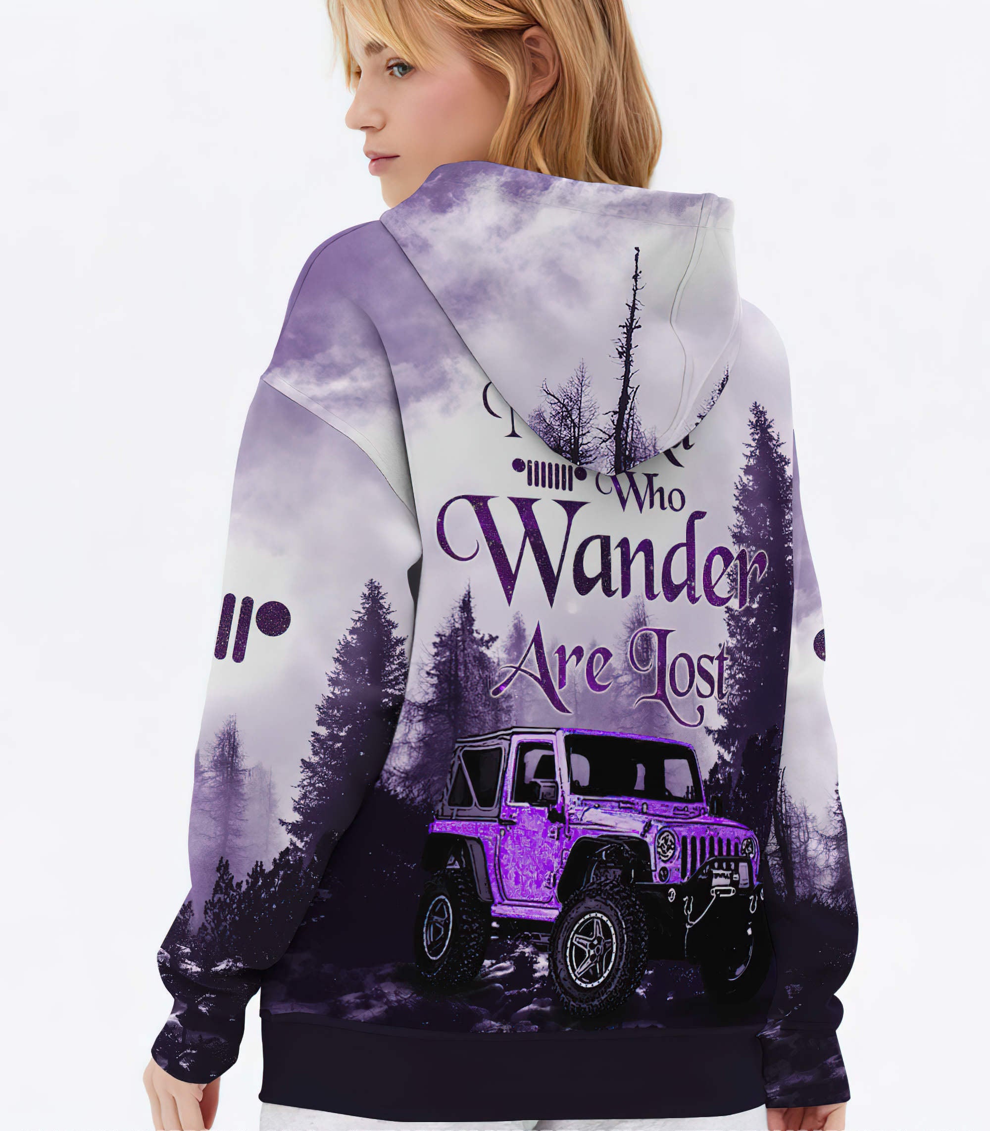 jeep-not-all-who-wander-are-lost-purple-forest-hoodie