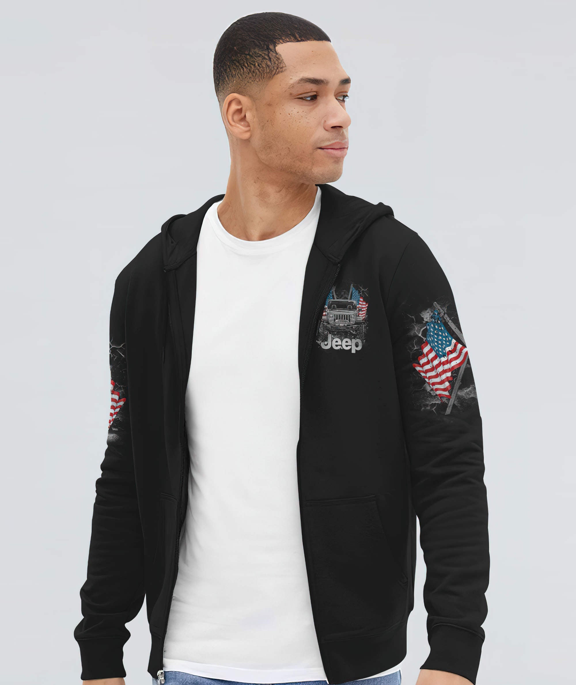 black-jeep-of-the-family-flag-hoodie