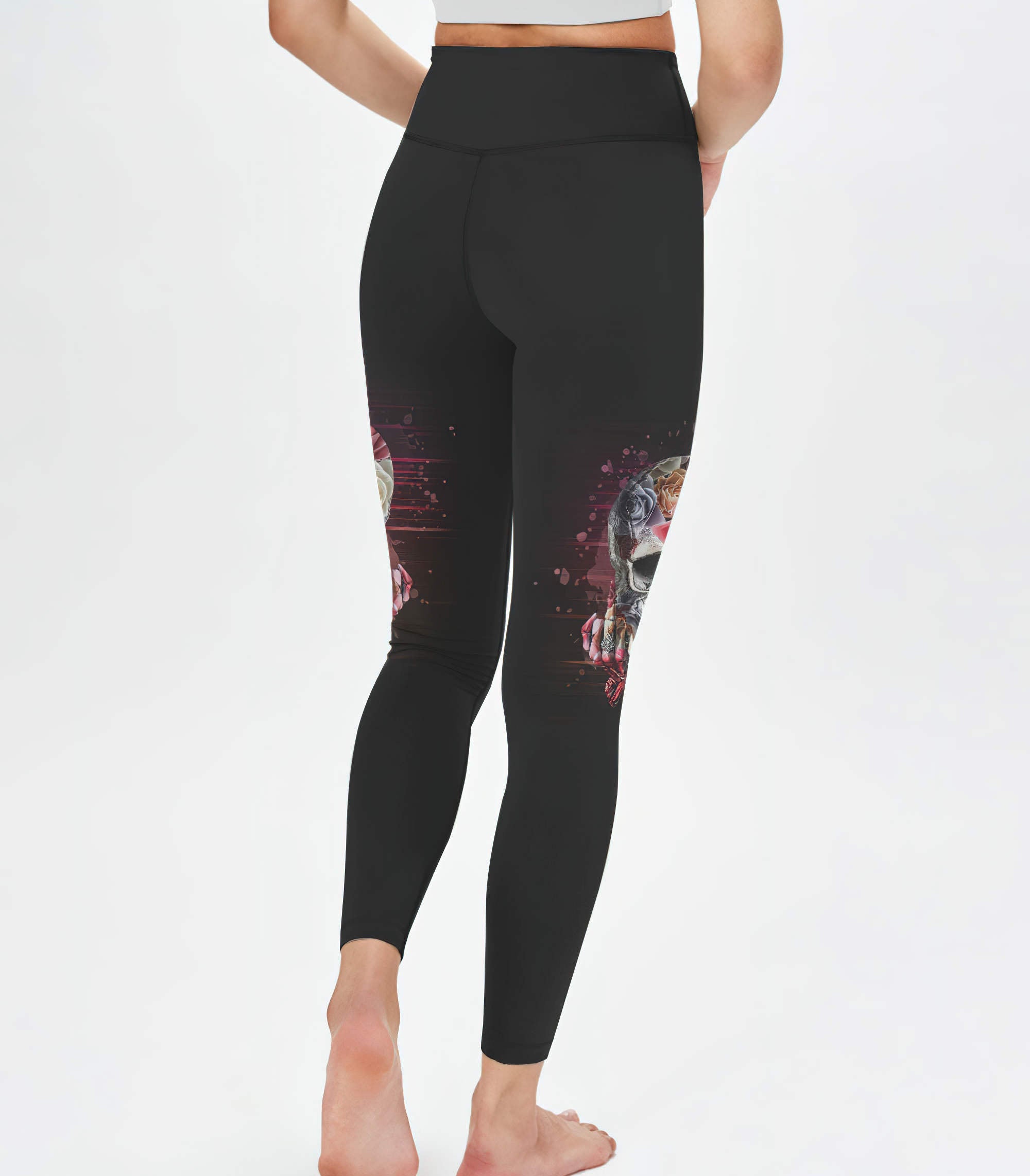 i-dont-have-an-attitude-flower-skull-all-over-print-leggings