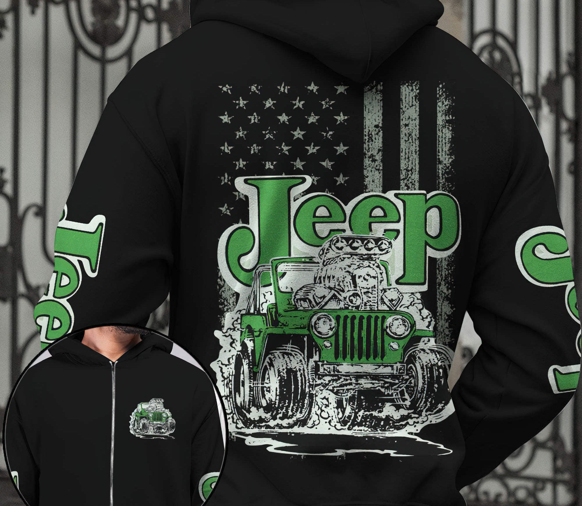 jeep-green-retro-hoodie