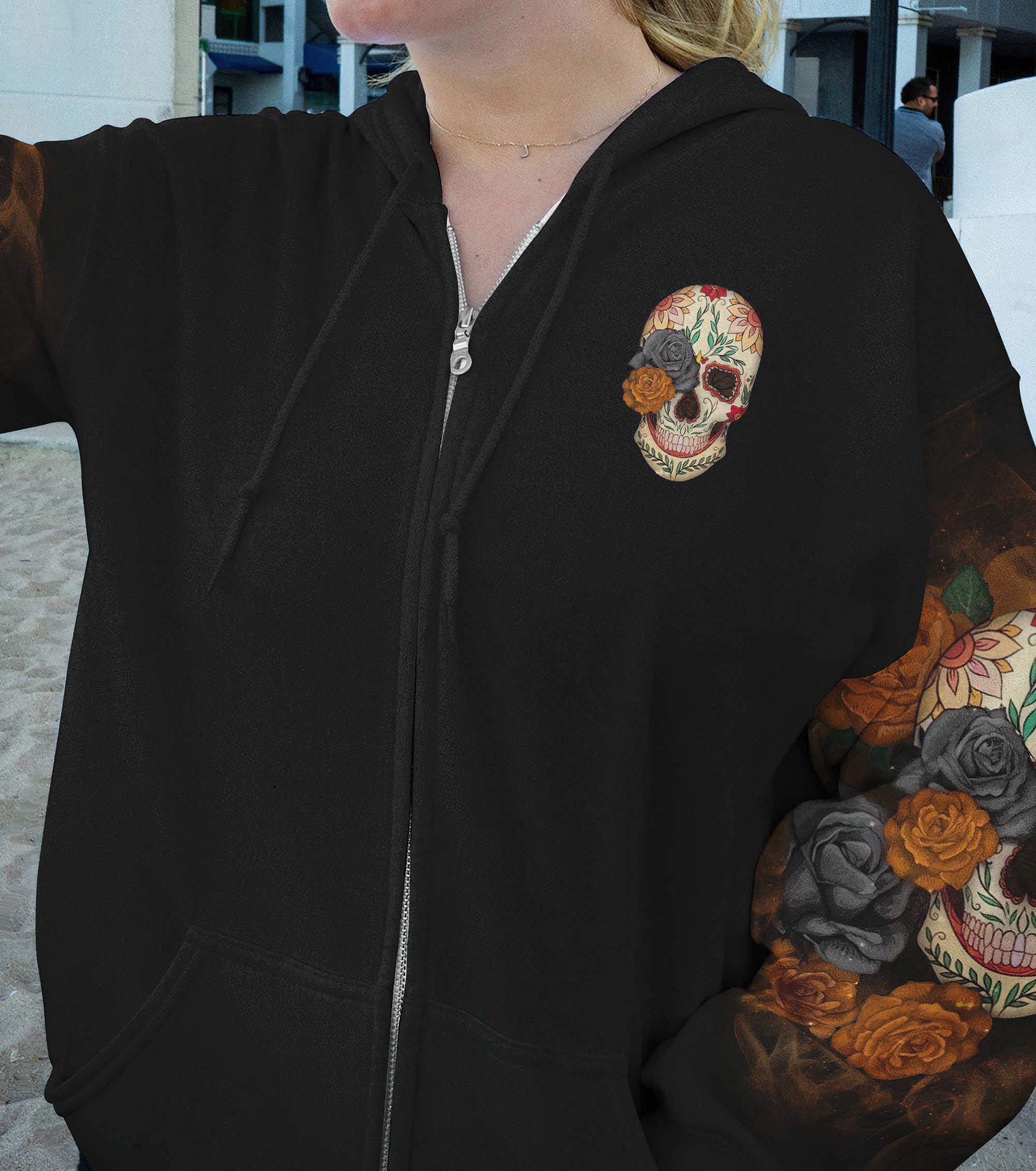 zero-fcks-given-flower-skull-all-over-print-hoodie