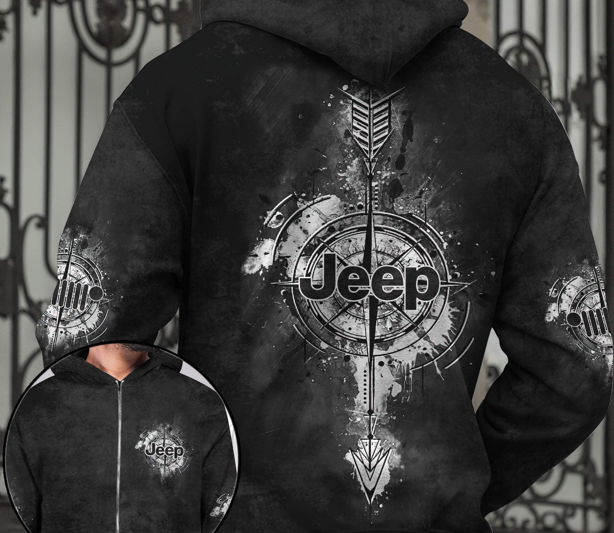 jeep-compass-watercolor-hoodie