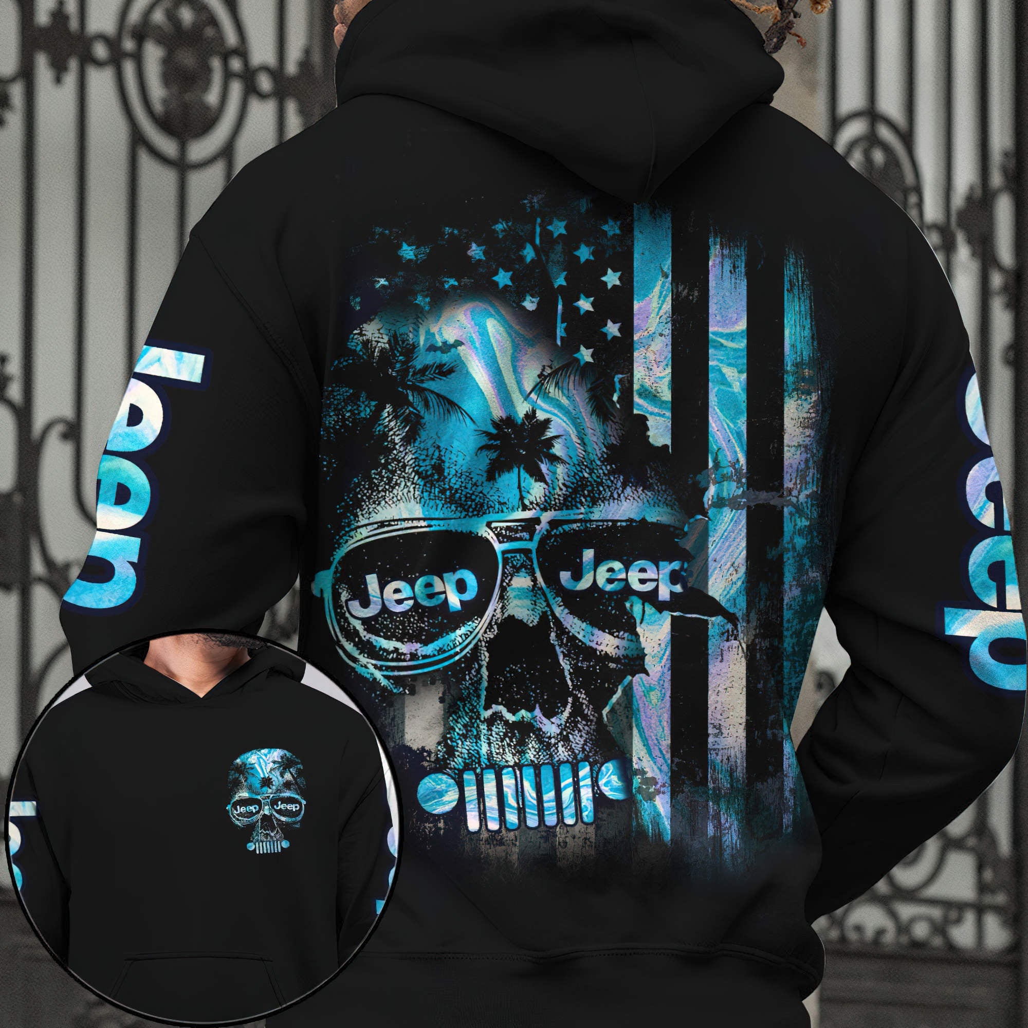 jeep-skull-hologram-flag-hoodie