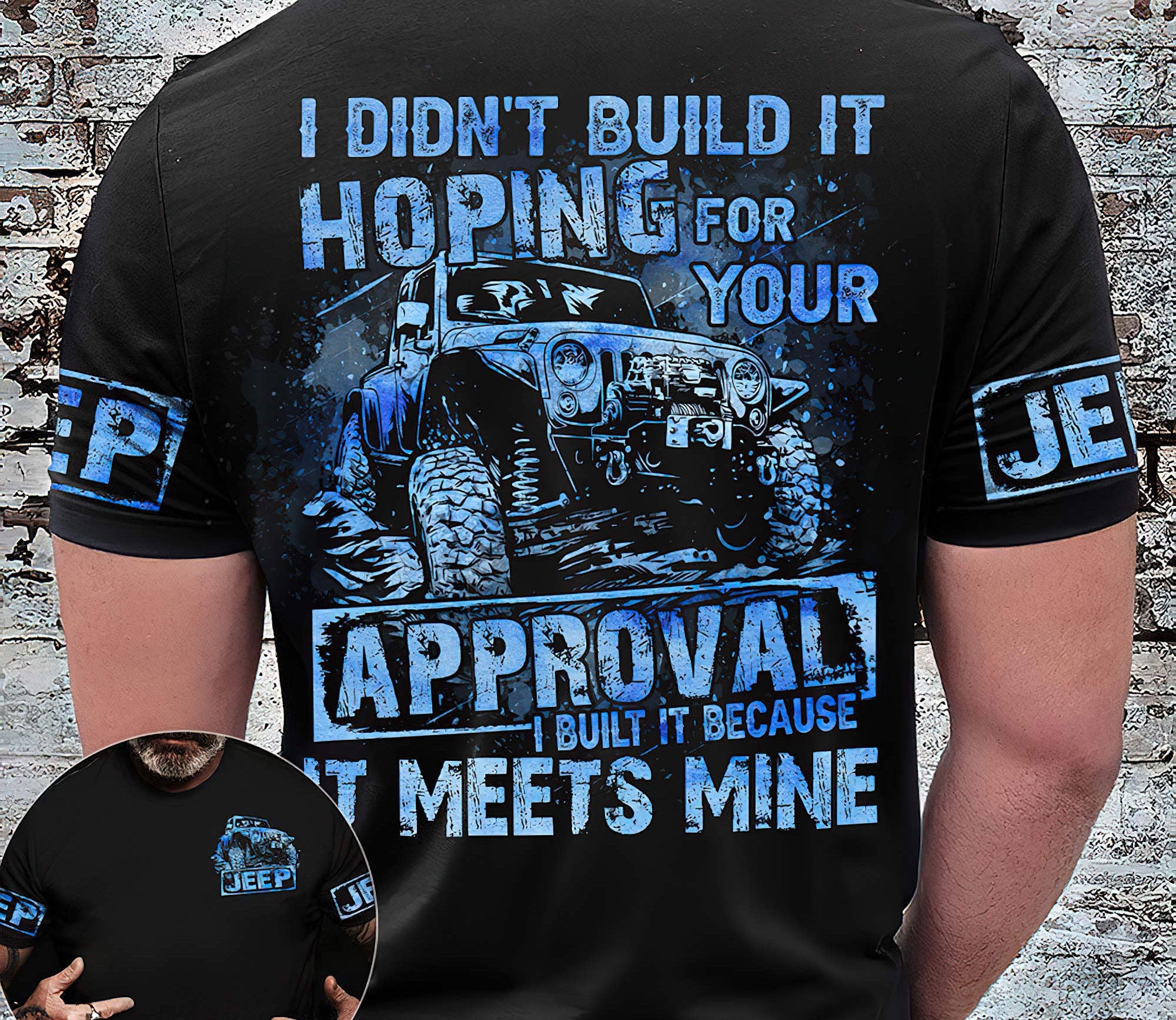 i-built-it-jeep-blue-t-shirt