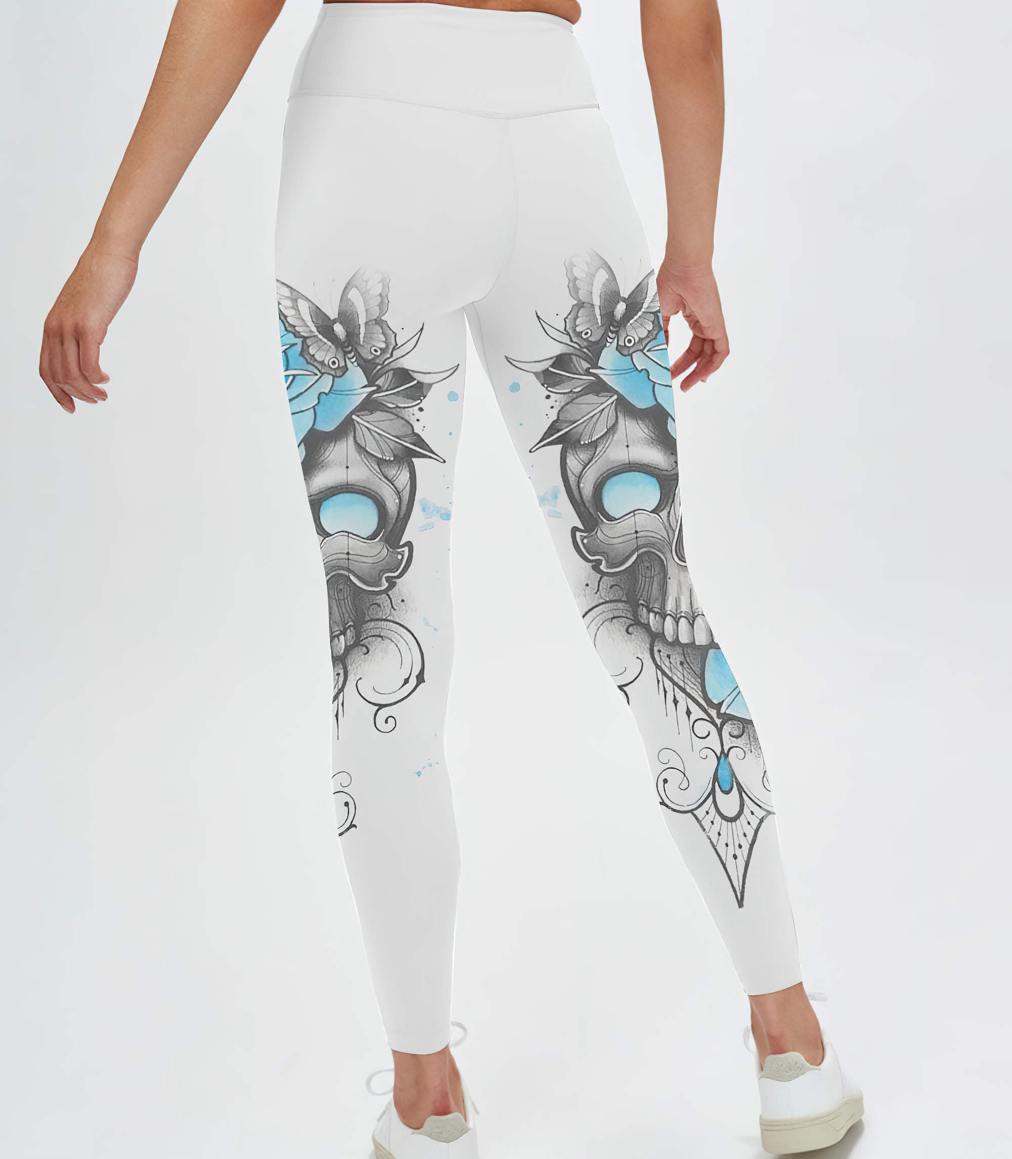 warning-skull-rose-all-over-print-leggings