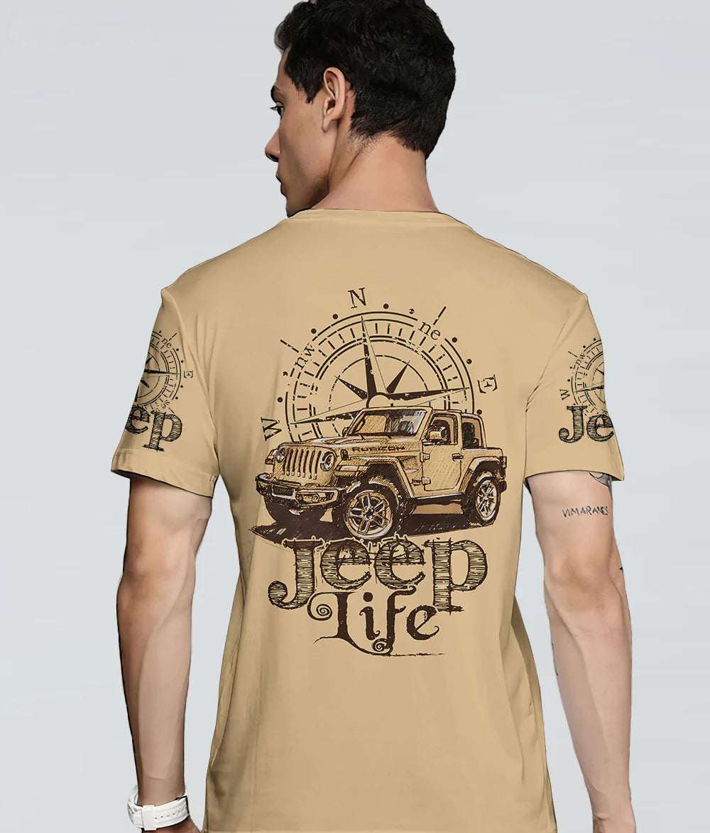 jeep-life-compass-vintage-t-shirt