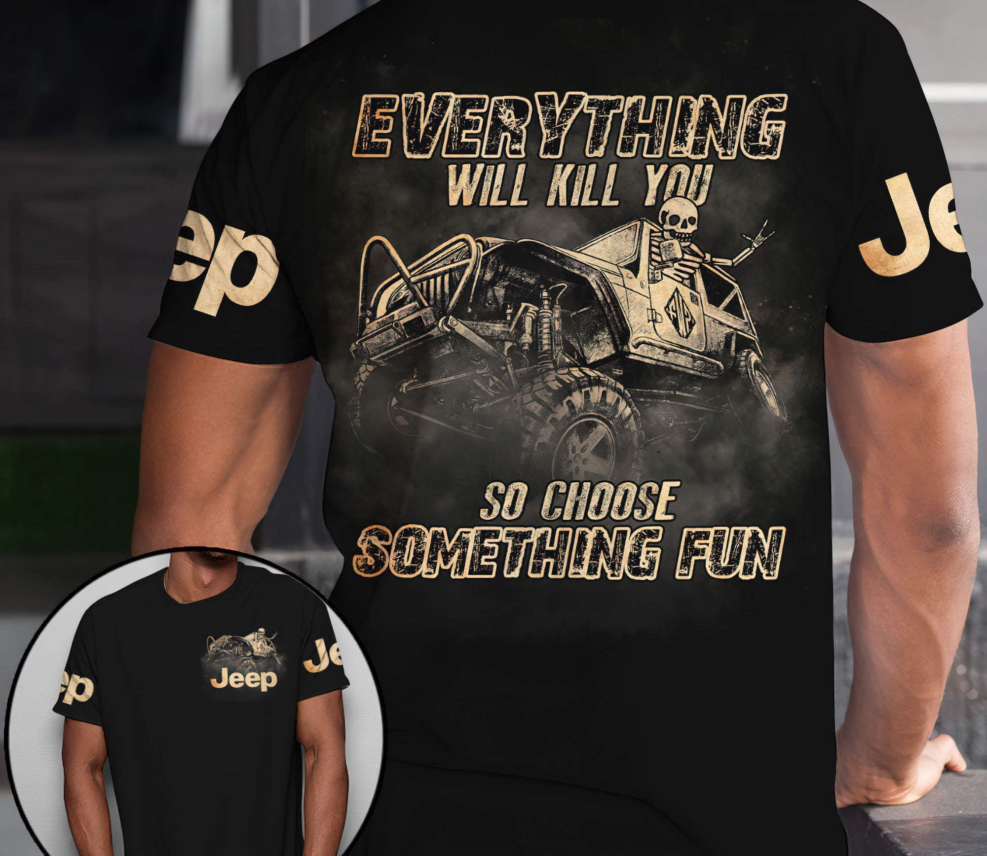 everything-will-kill-you-jeep-t-shirt