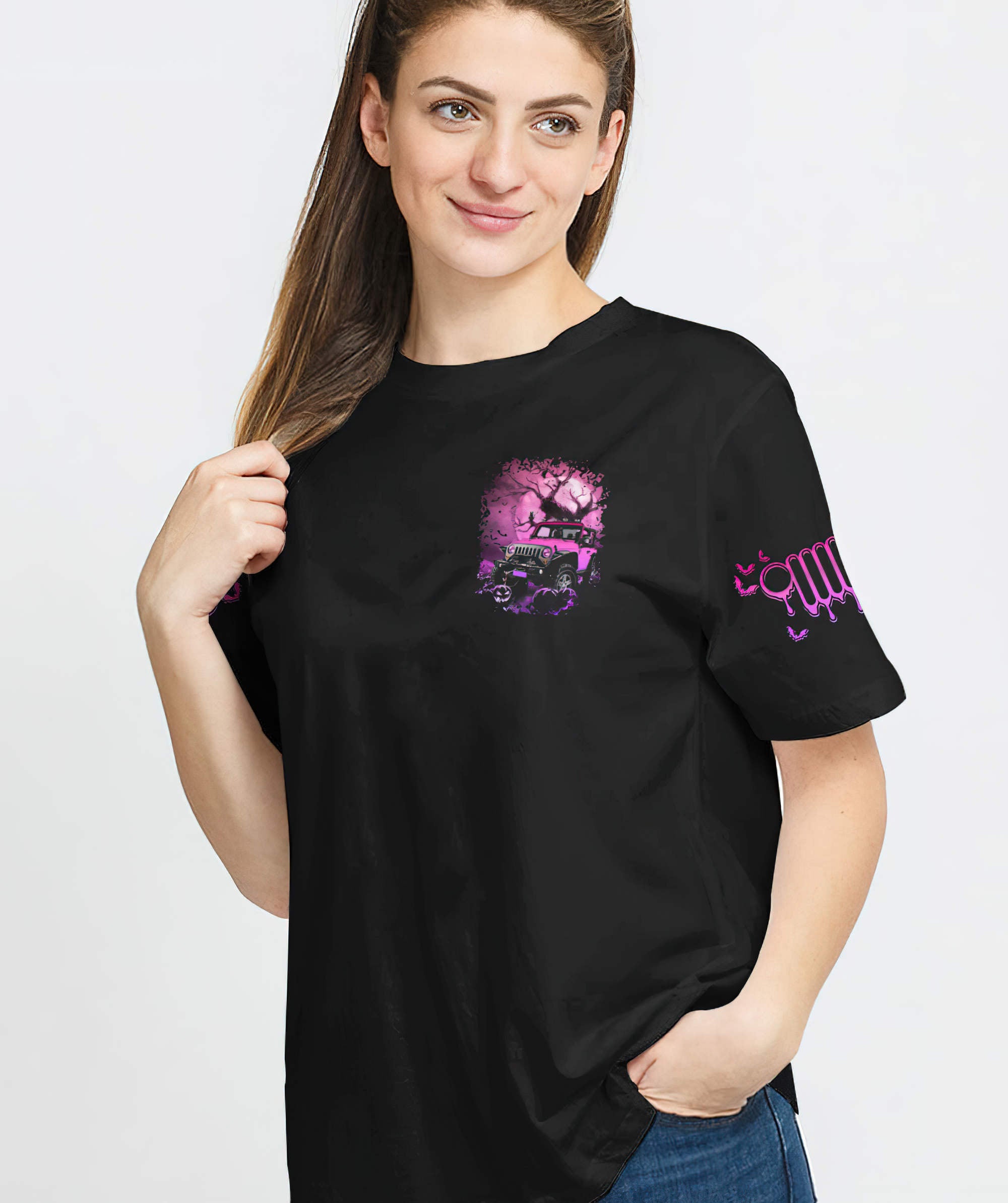 you-cant-scare-me-pink-jeep-t-shirt