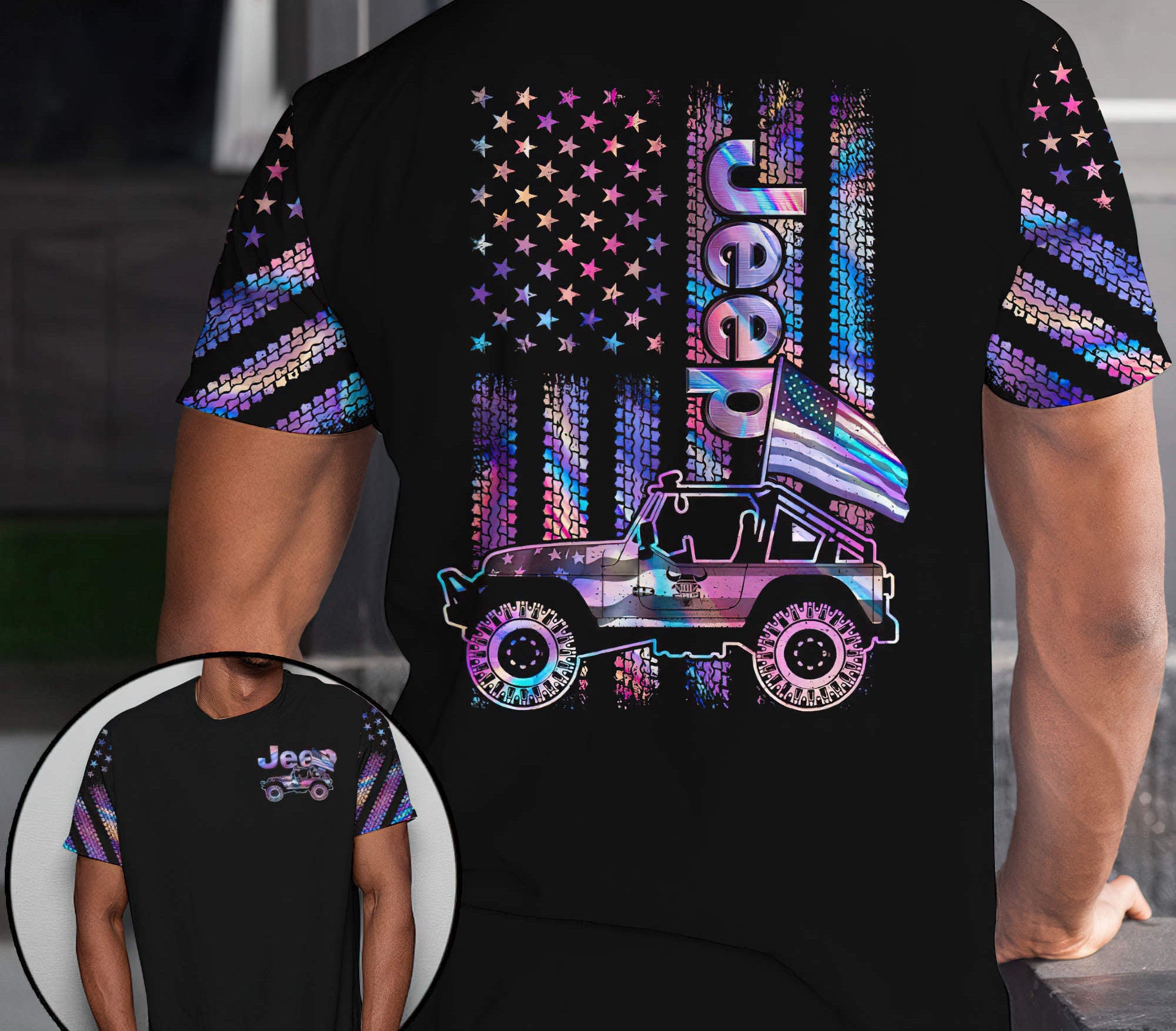 tire-track-jeep-hologram-t-shirt