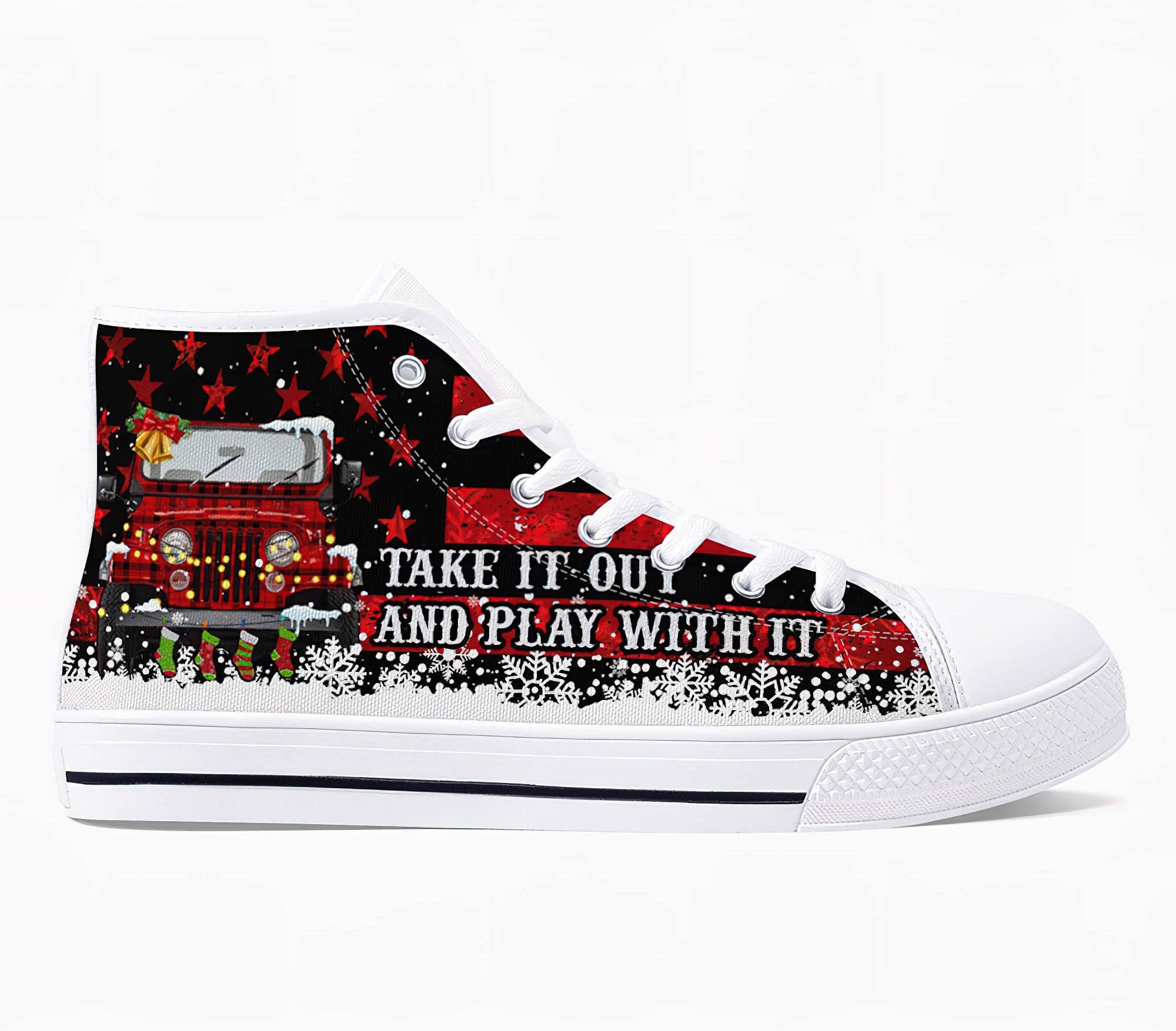 take-it-out-christmas-jeep-high-top-shoes