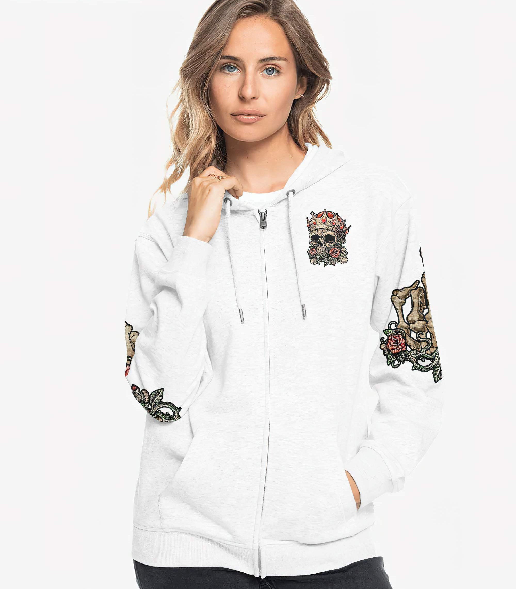 im-the-fking-queen-skull-rose-white-all-over-print-hoodie