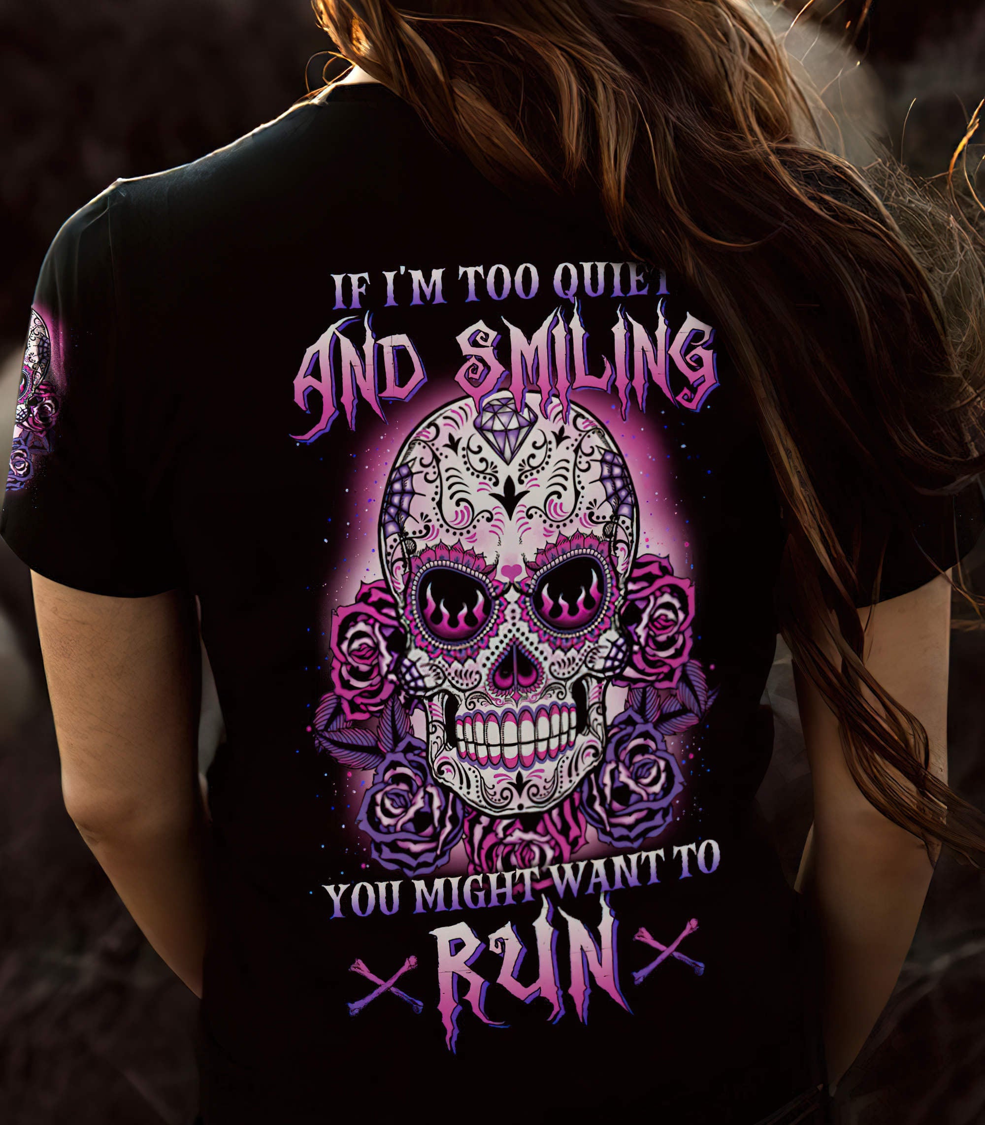 if-im-too-quiet-and-smiling-sugar-skull-rose-all-over-print-women-v-neck-t-shirt