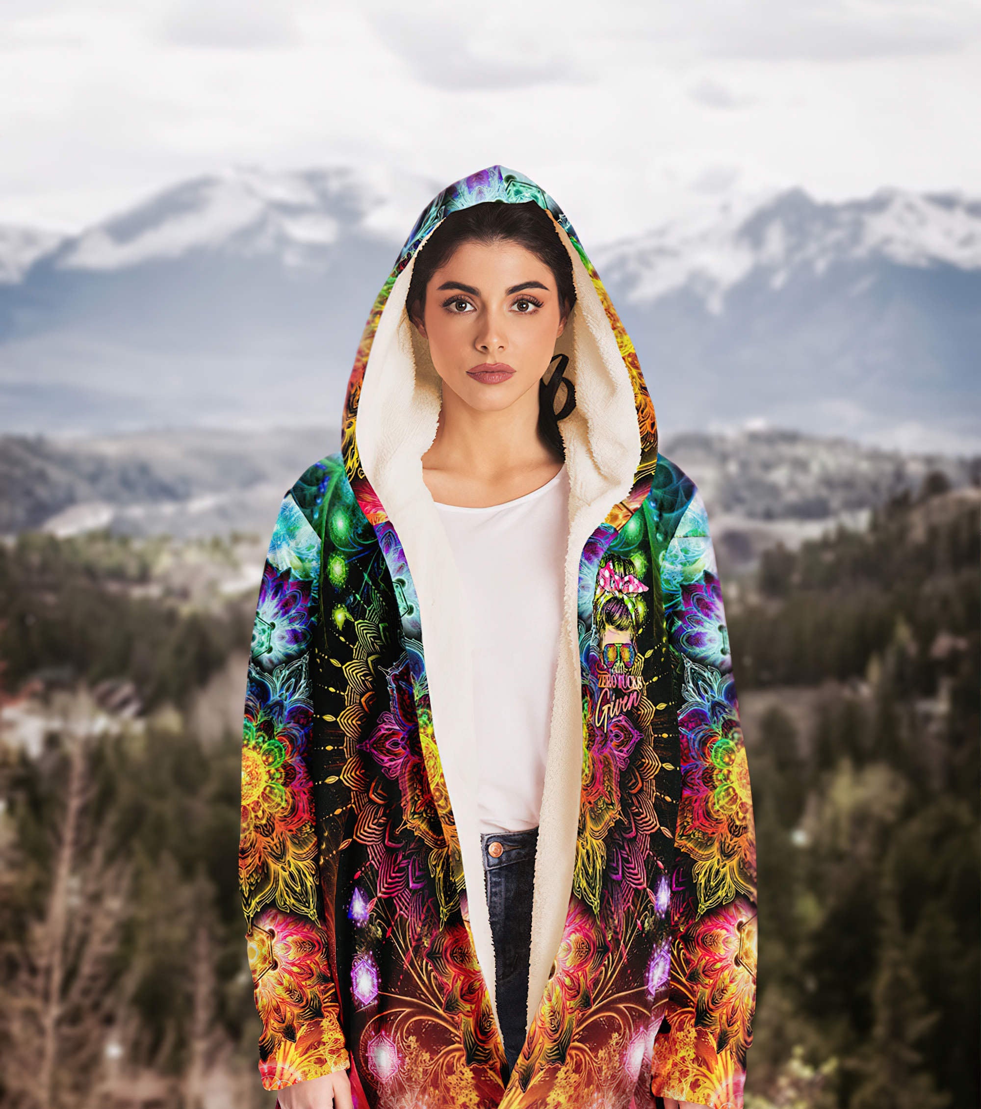 skull-messy-bun-colorful-mandala-cloaks