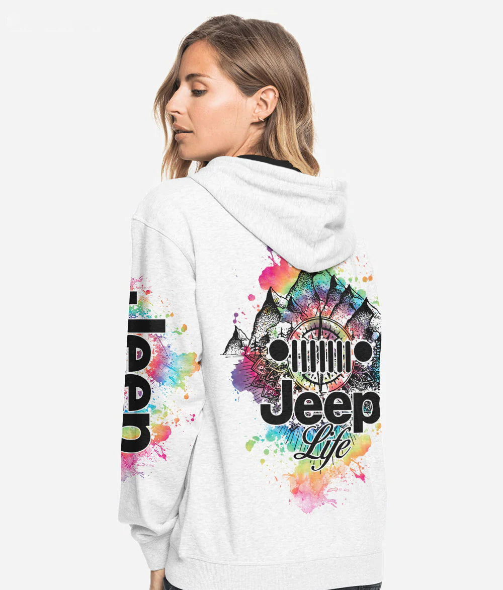 jeep-life-mountain-mandala-compass-hoodie