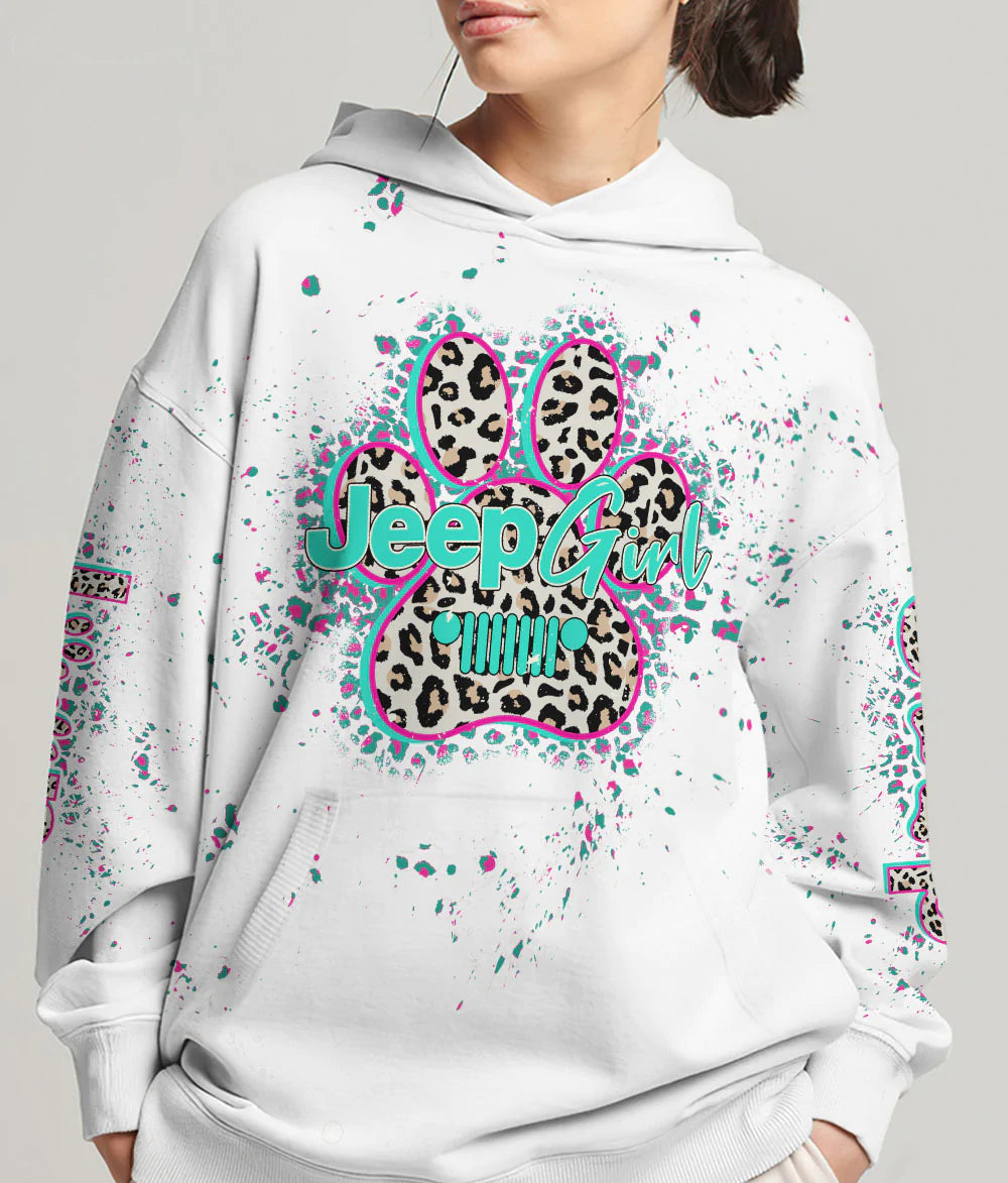 jeep-girl-dog-paw-leopard-hoodie