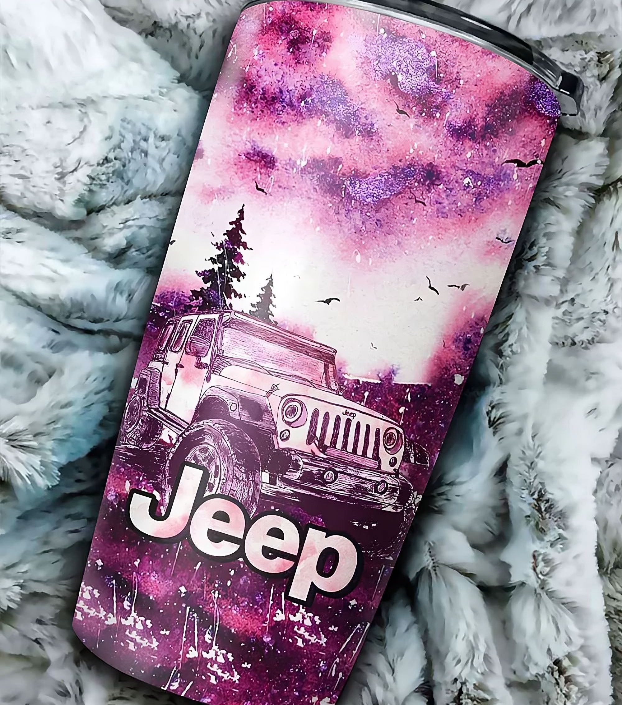 personalized-jeep-forest-art-tumbler