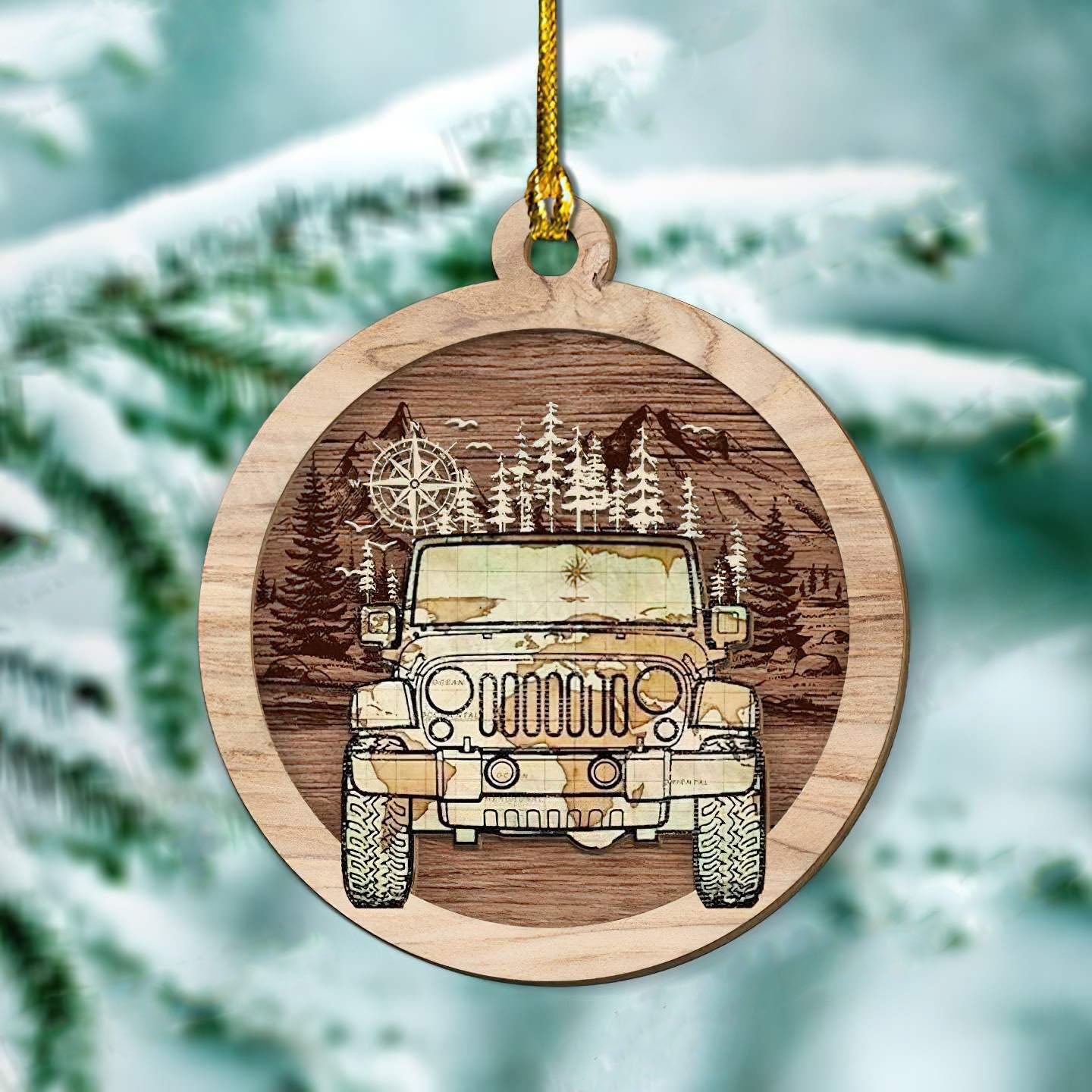 winter-customized-layered-wood-ornament-jeep-christmas-ornaments