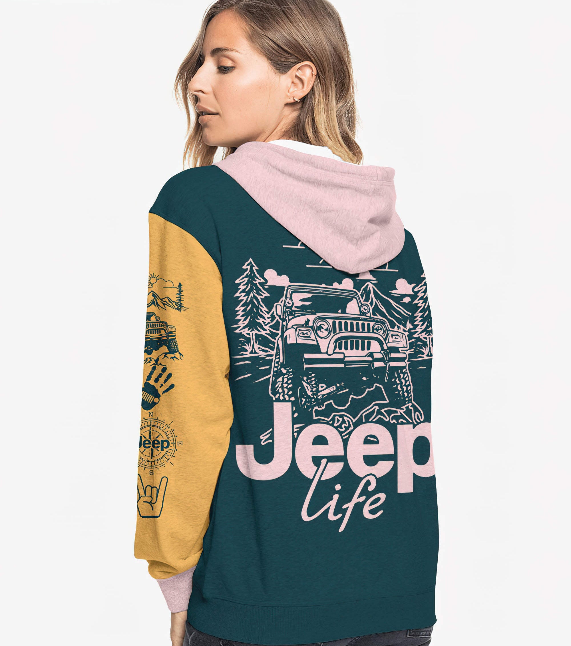 jeep-life-blue-coral-hoodie