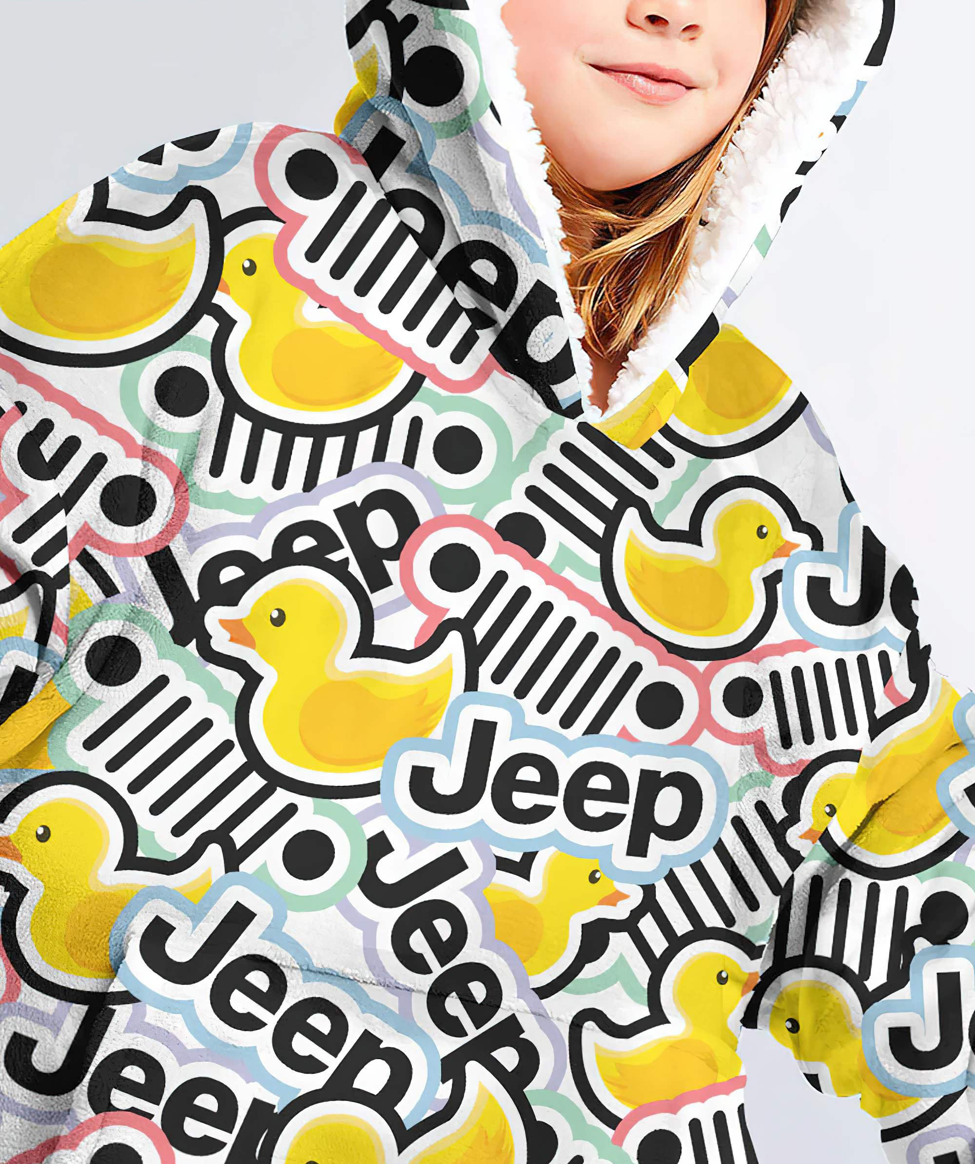 jeep-duck-sherpa-blanket-hoodie