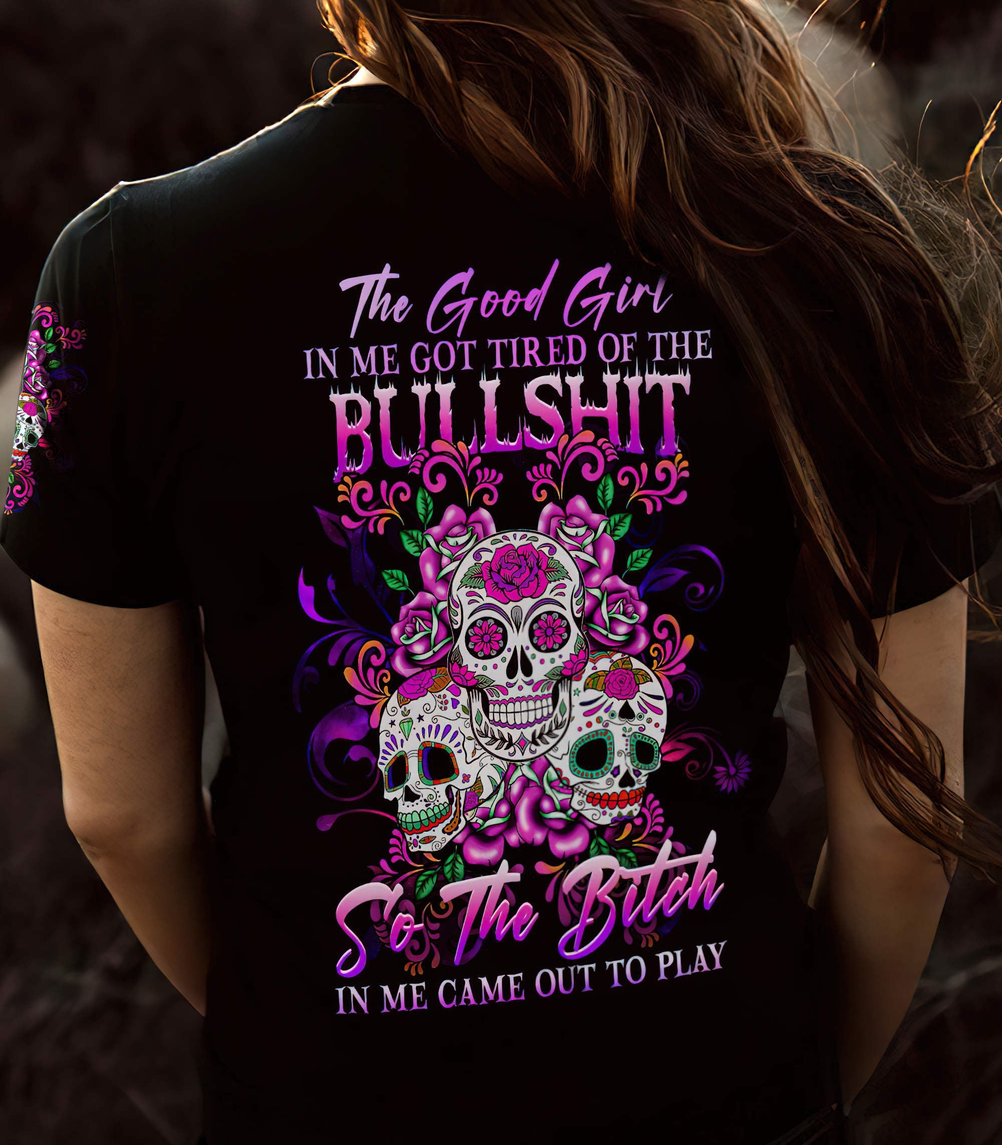 the-good-girl-in-me-got-tired-sugar-skull-all-over-print-1-women-v-neck-t-shirt