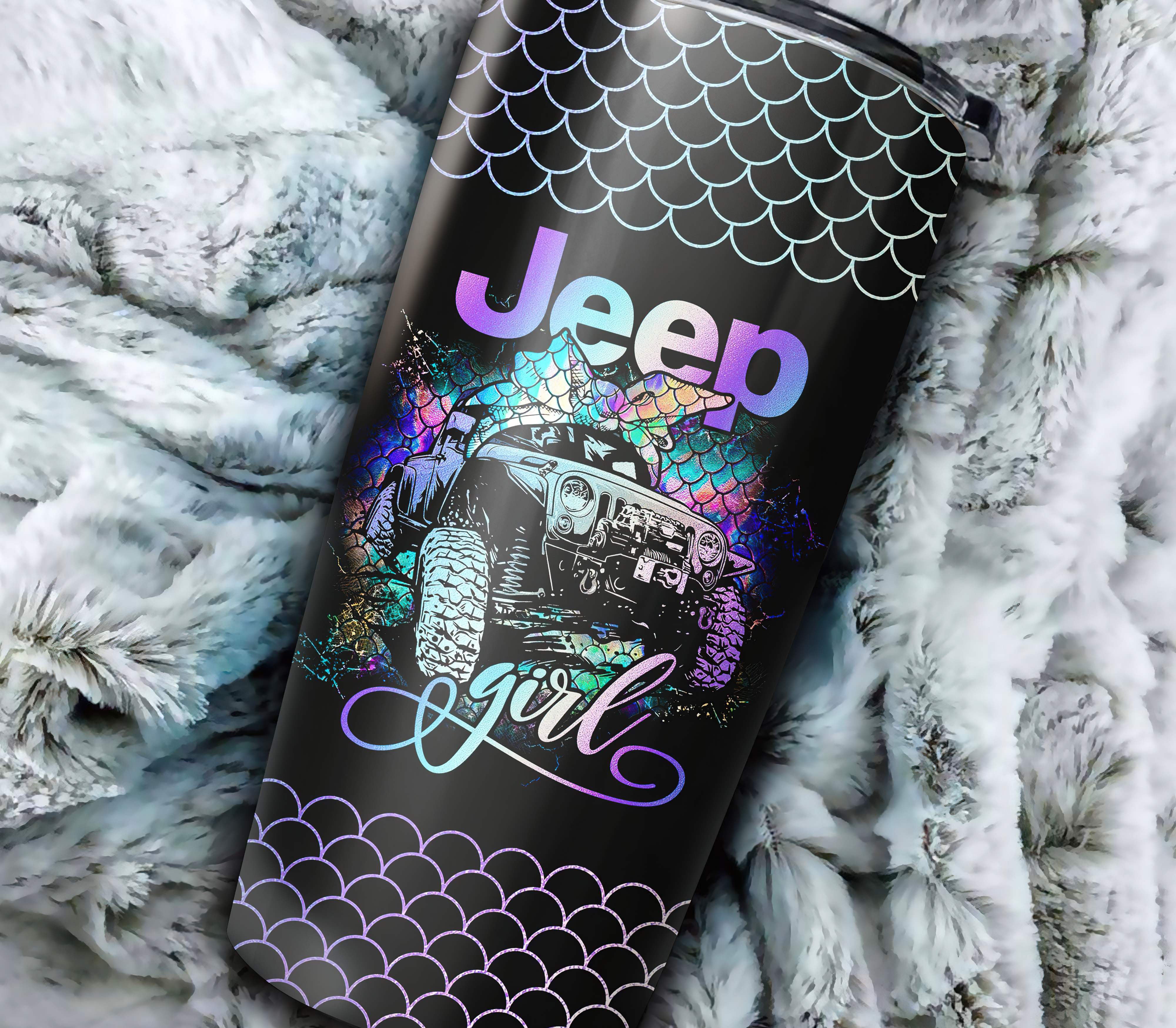 personalized-jeep-girl-mermaid-tumbler