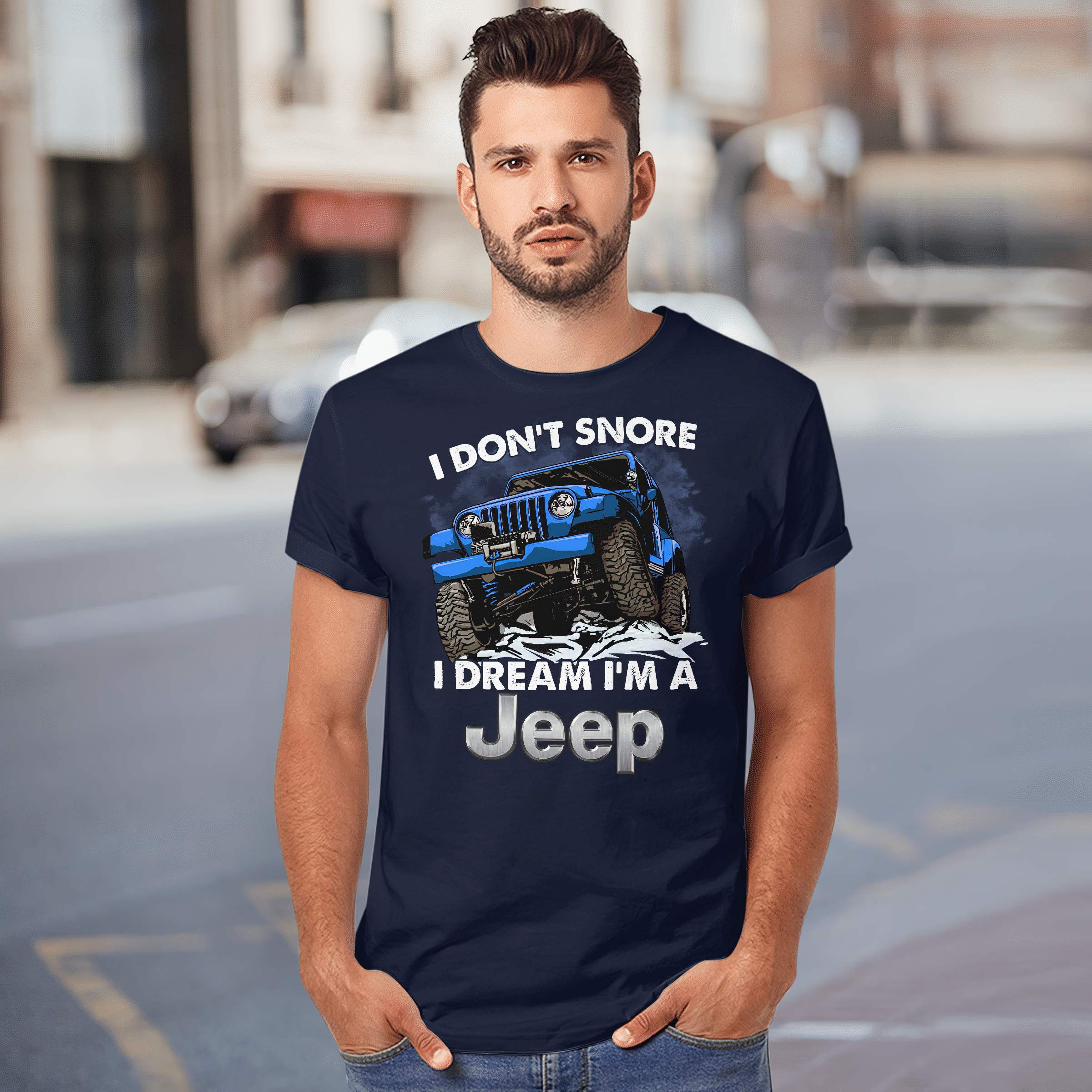 snore-jeep-christmas-t-shirt