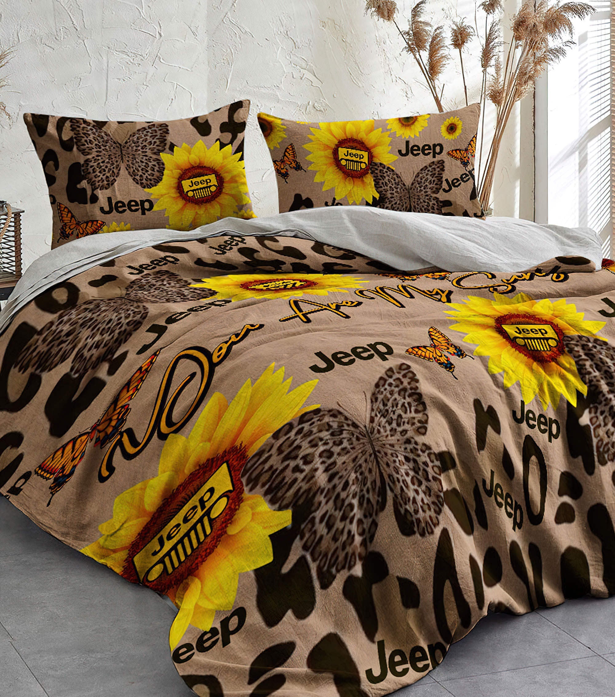 you-are-my-sunshine-jeep-leopard-bedding-set